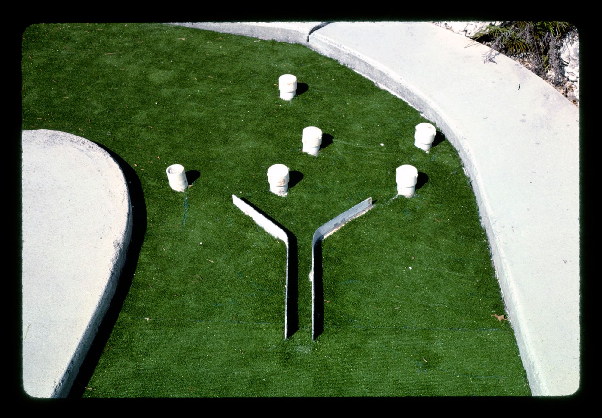 hole detail, magic carpet golf, key west, florida, 1985