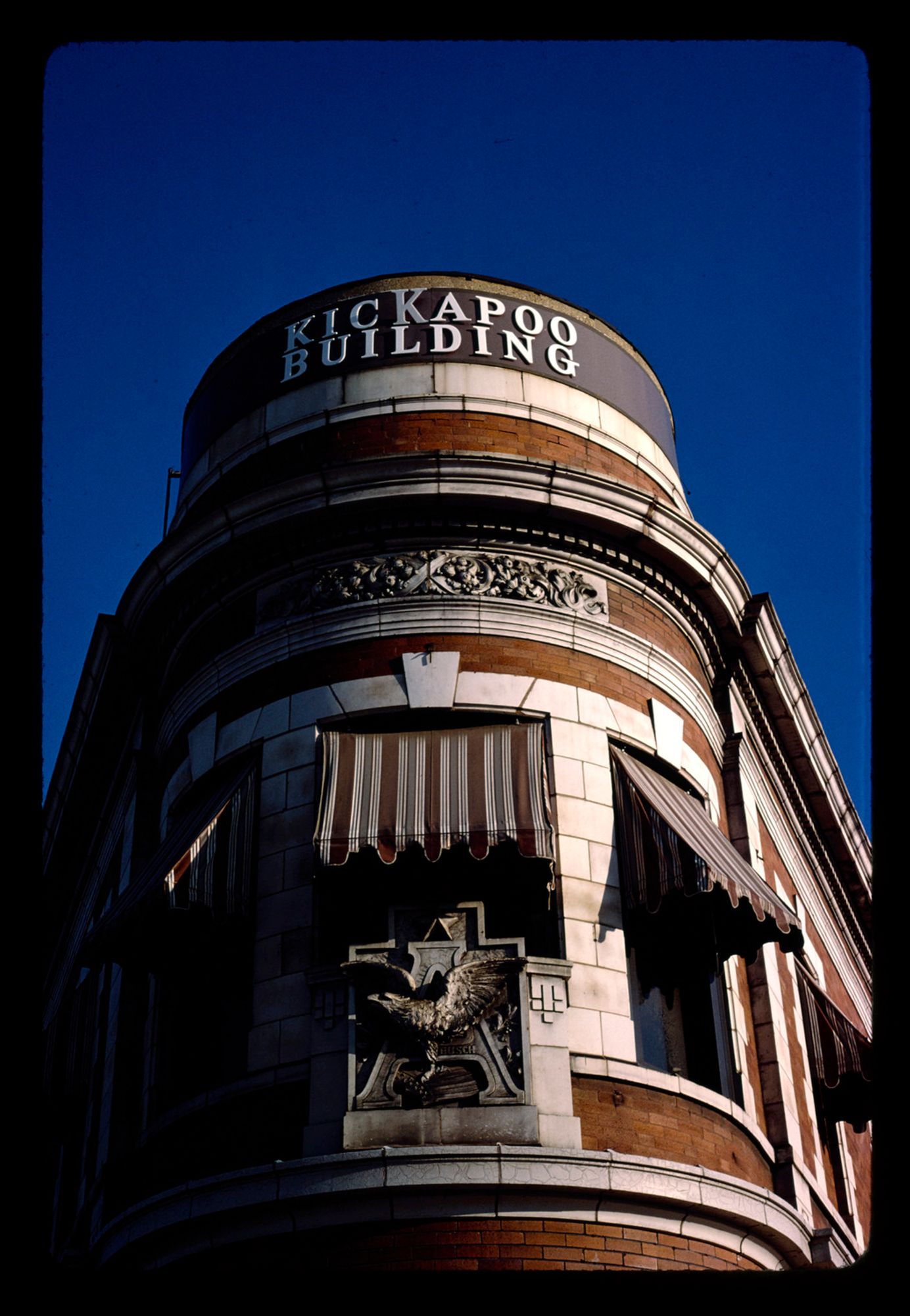 kickapoo building, peoria, illinois, 1980