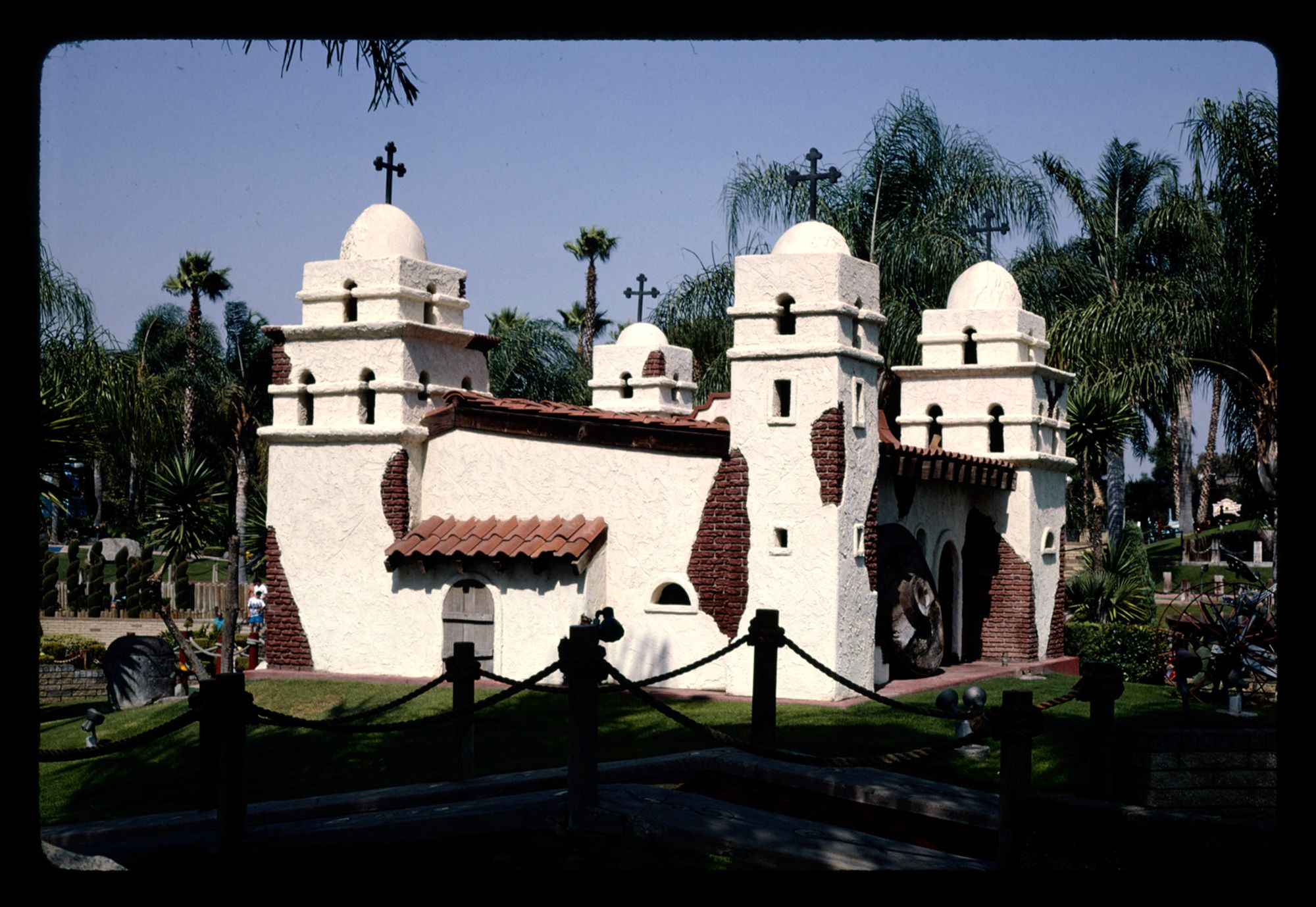 mission, castle amusement park mini golf, polk street, riverside, california, 1991