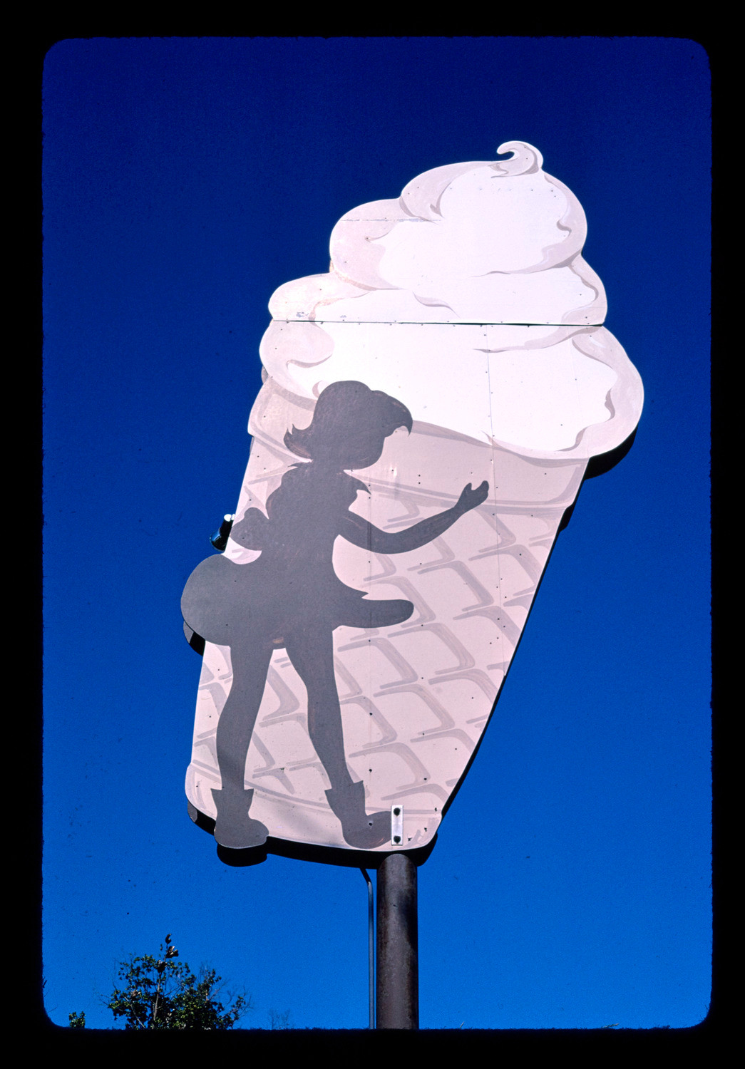 miss lisa's ice cream sign, old rt. 31, perrysburg, michigan, 1982