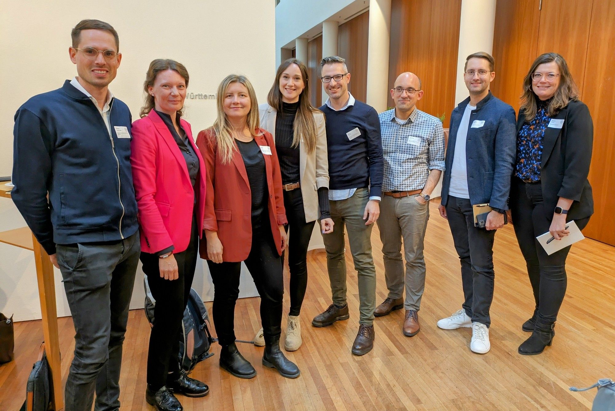 Das Team Bayern beim Politoscope in Berlin.