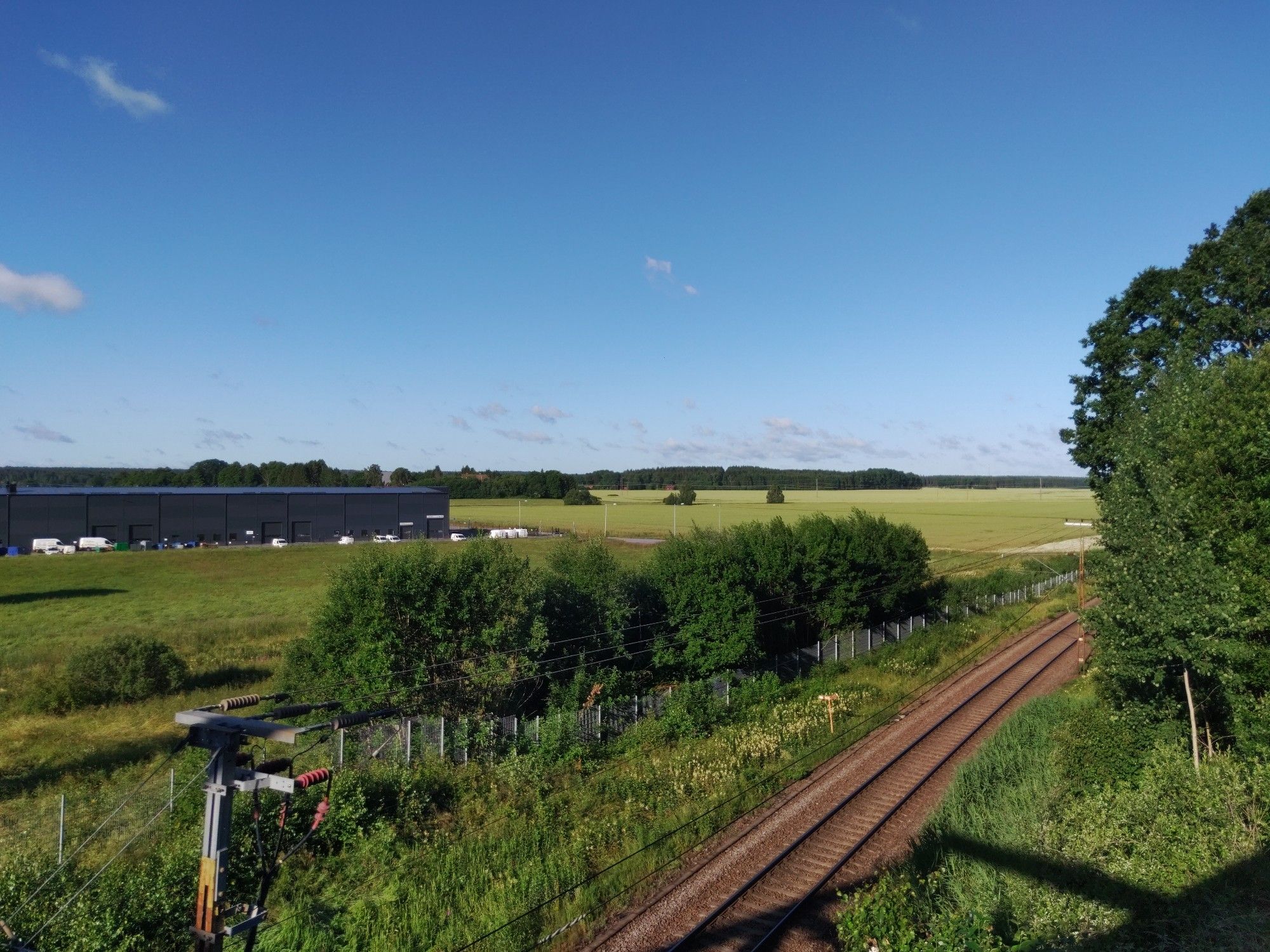 Fahrt über die Stammbahn Stockholm - Malmö.