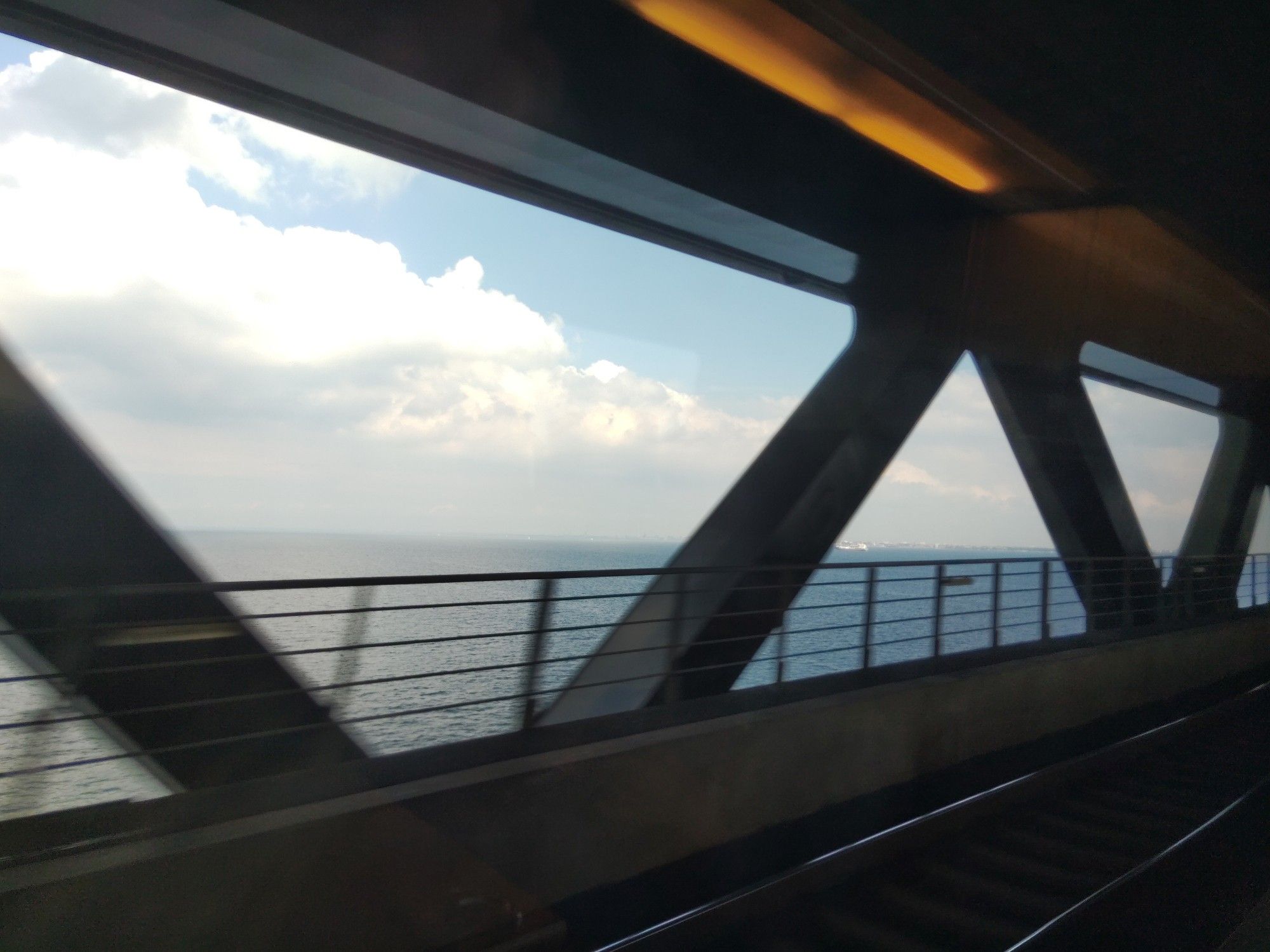 Fahrt über den Öresund.