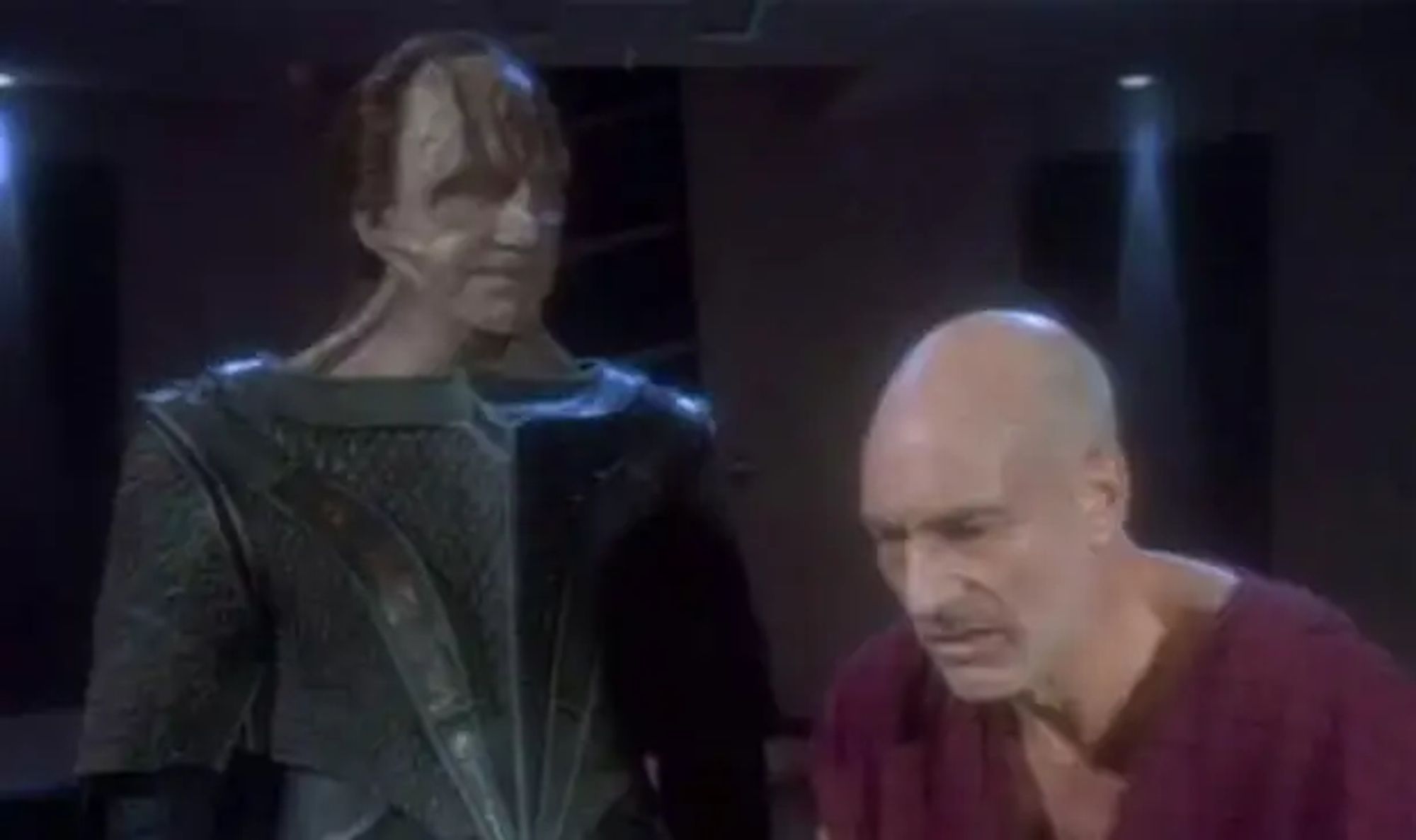 Gul Madred being mean to Picard.