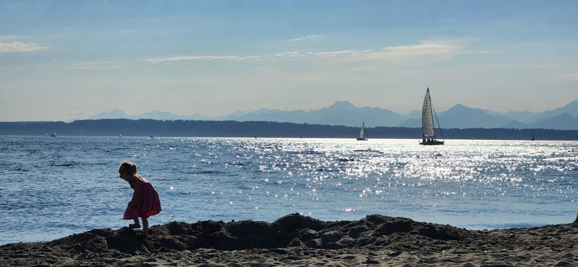 View of Puget Sound from Golden Gardens