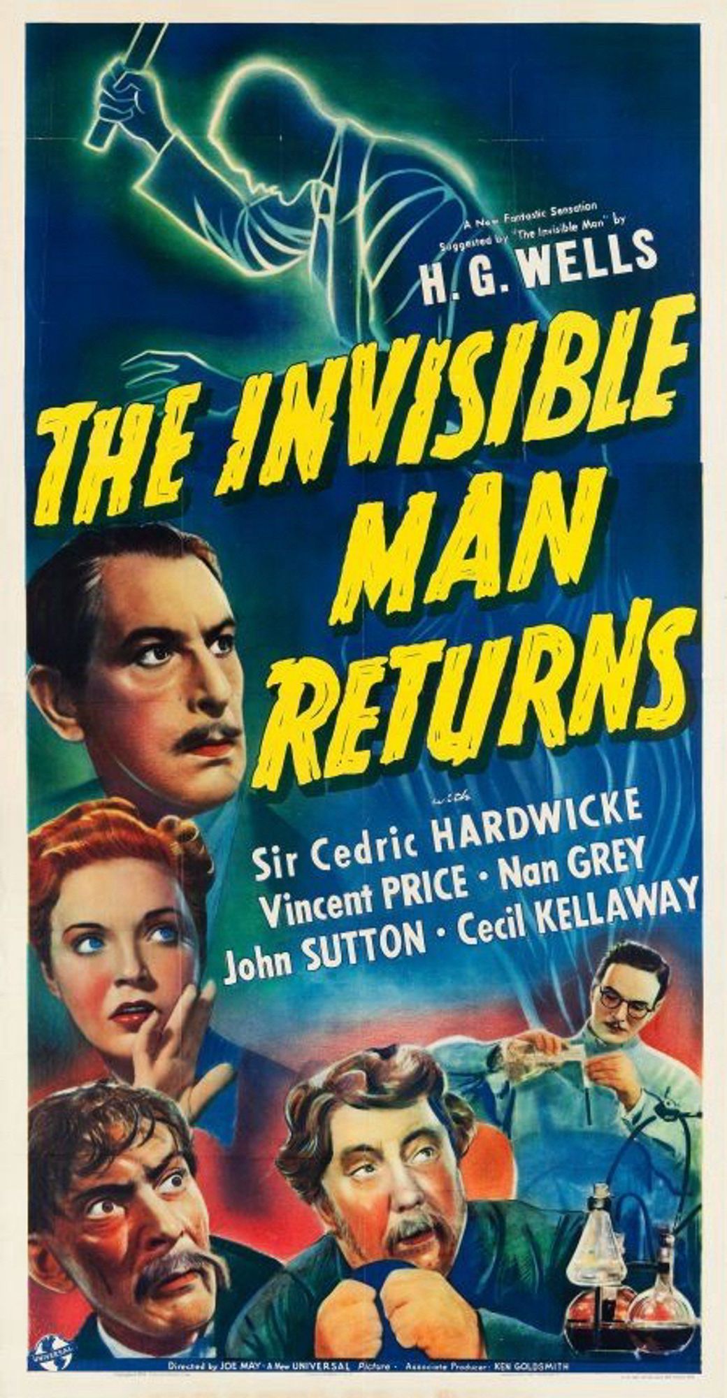 Movie poster for "The Invisible Man Returns" (1940)