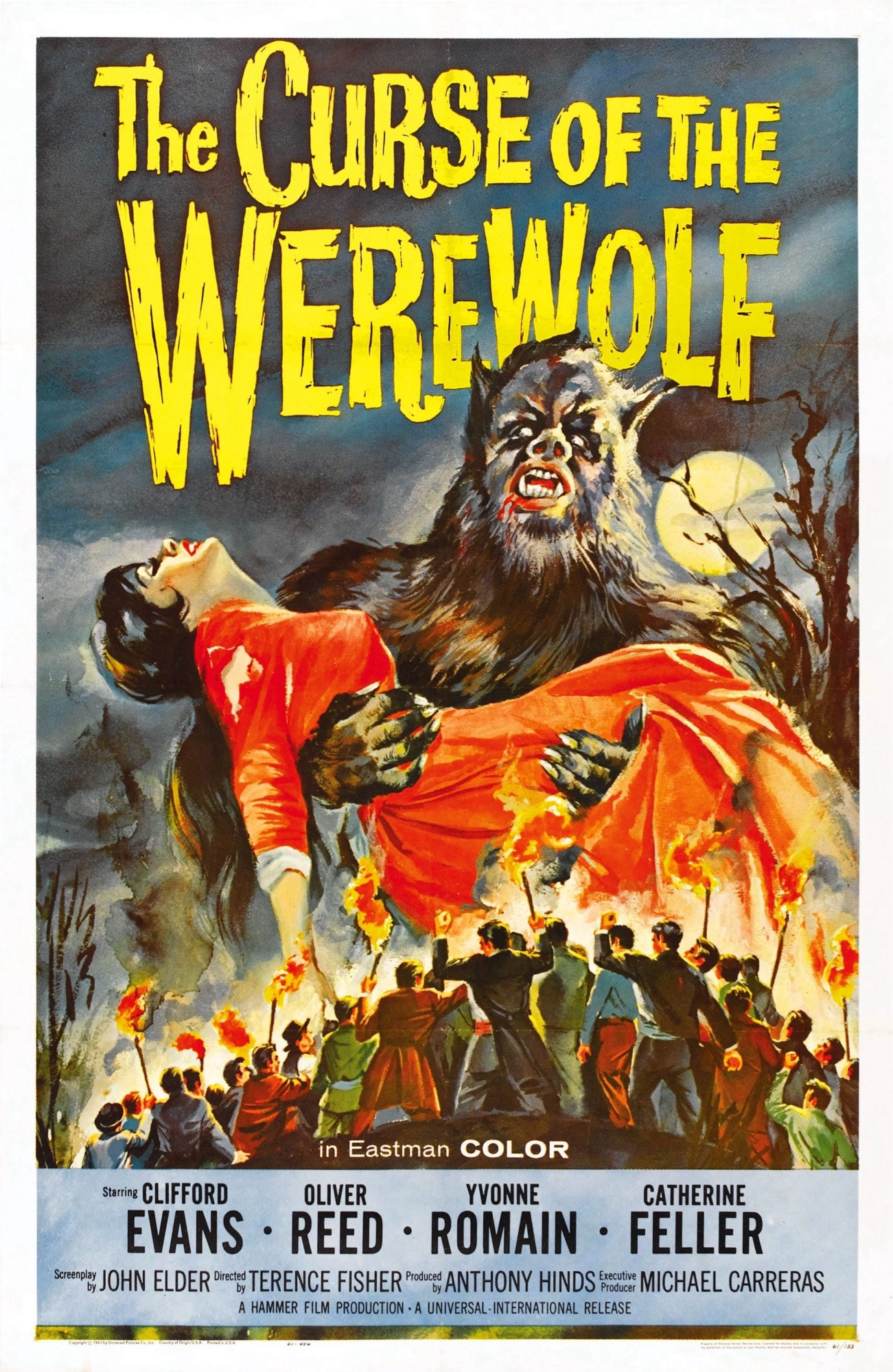 Movie poster for "The Curse of the Werewolf" (1961)