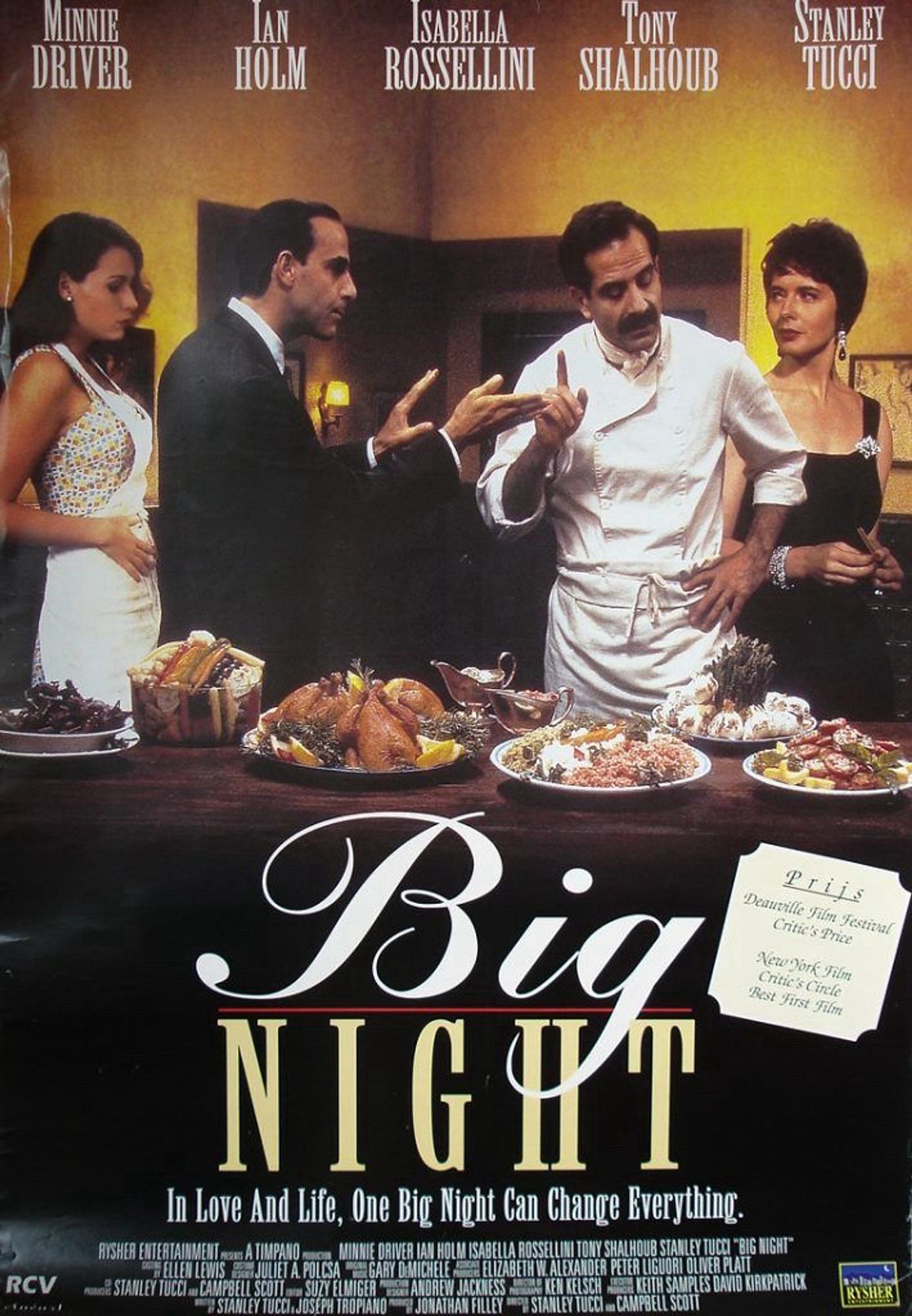 Movie poster for Big Night (1996)