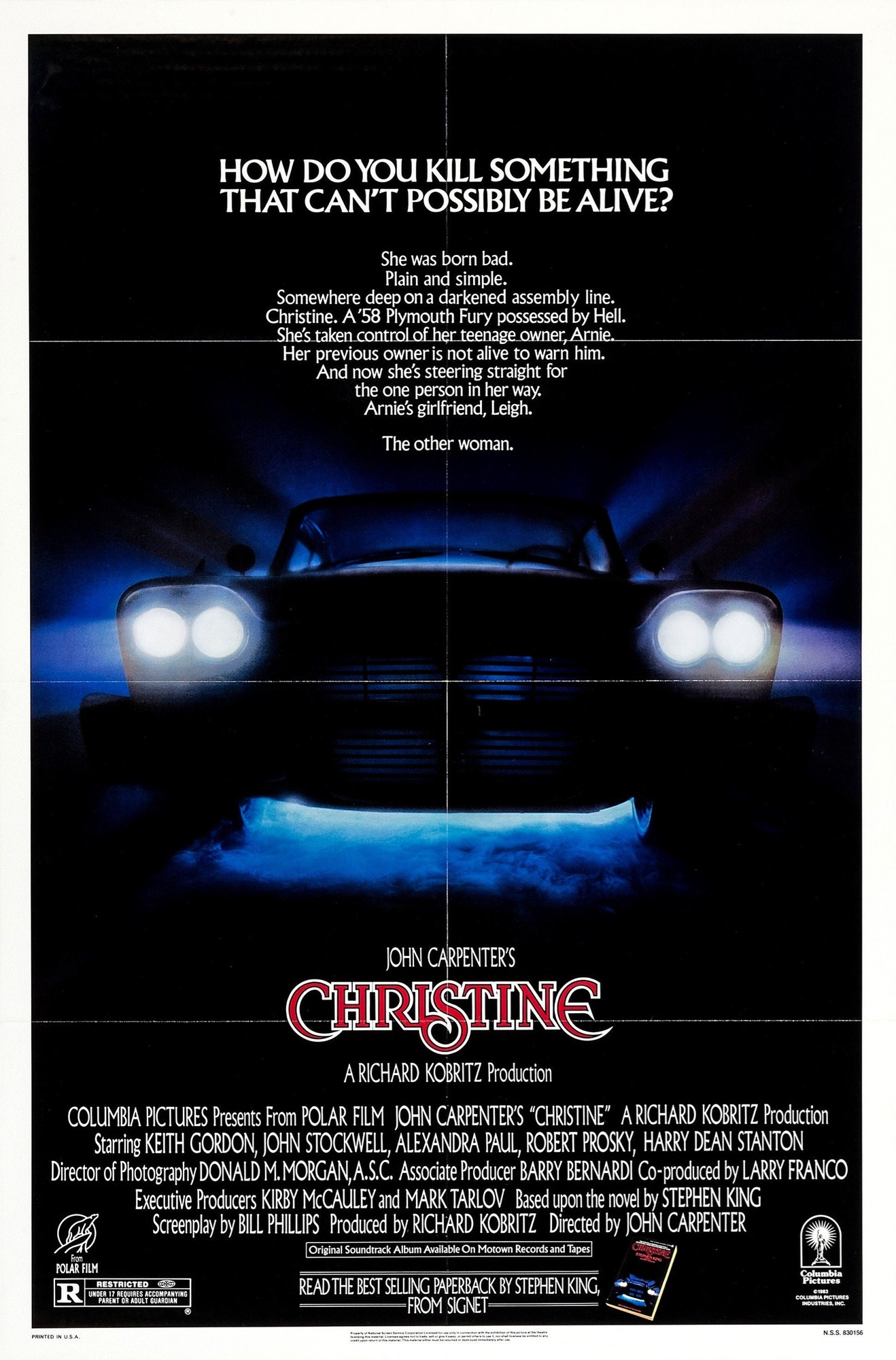 Movie poster for "Christine" (1983)