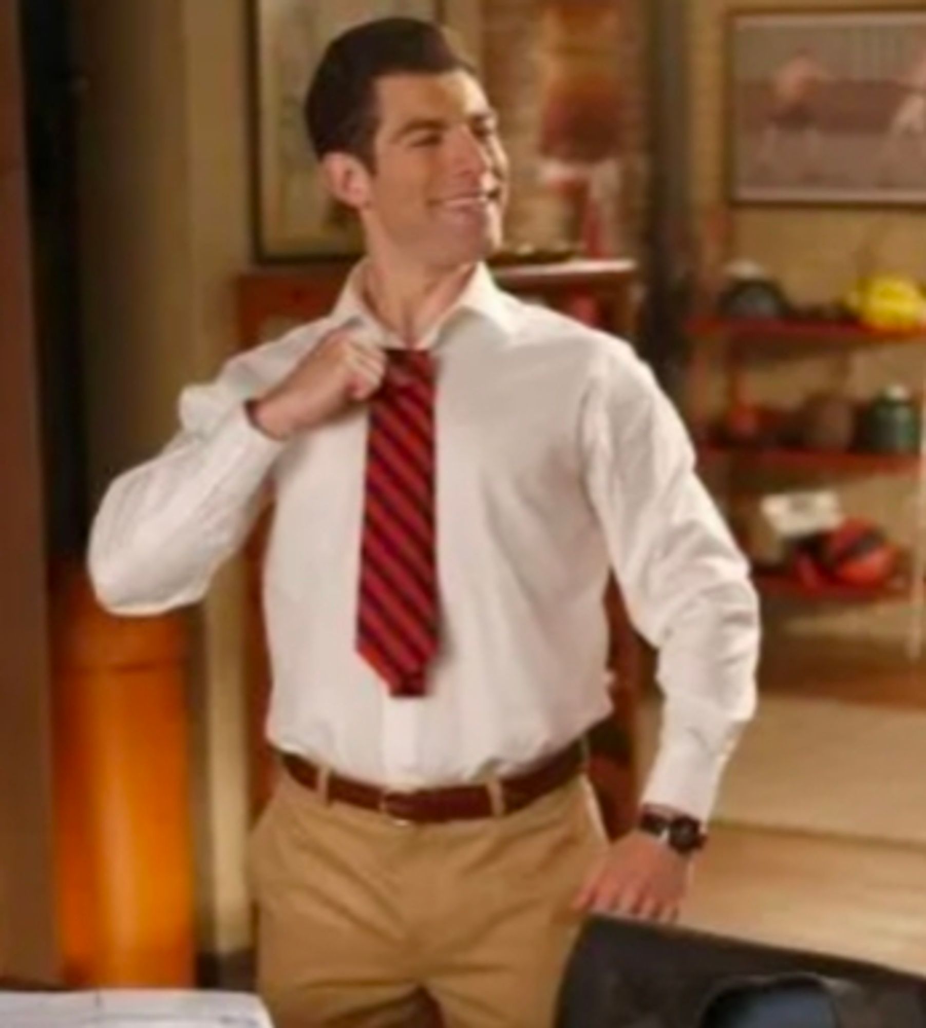 Schmitt from New Girl as Tugg Romney