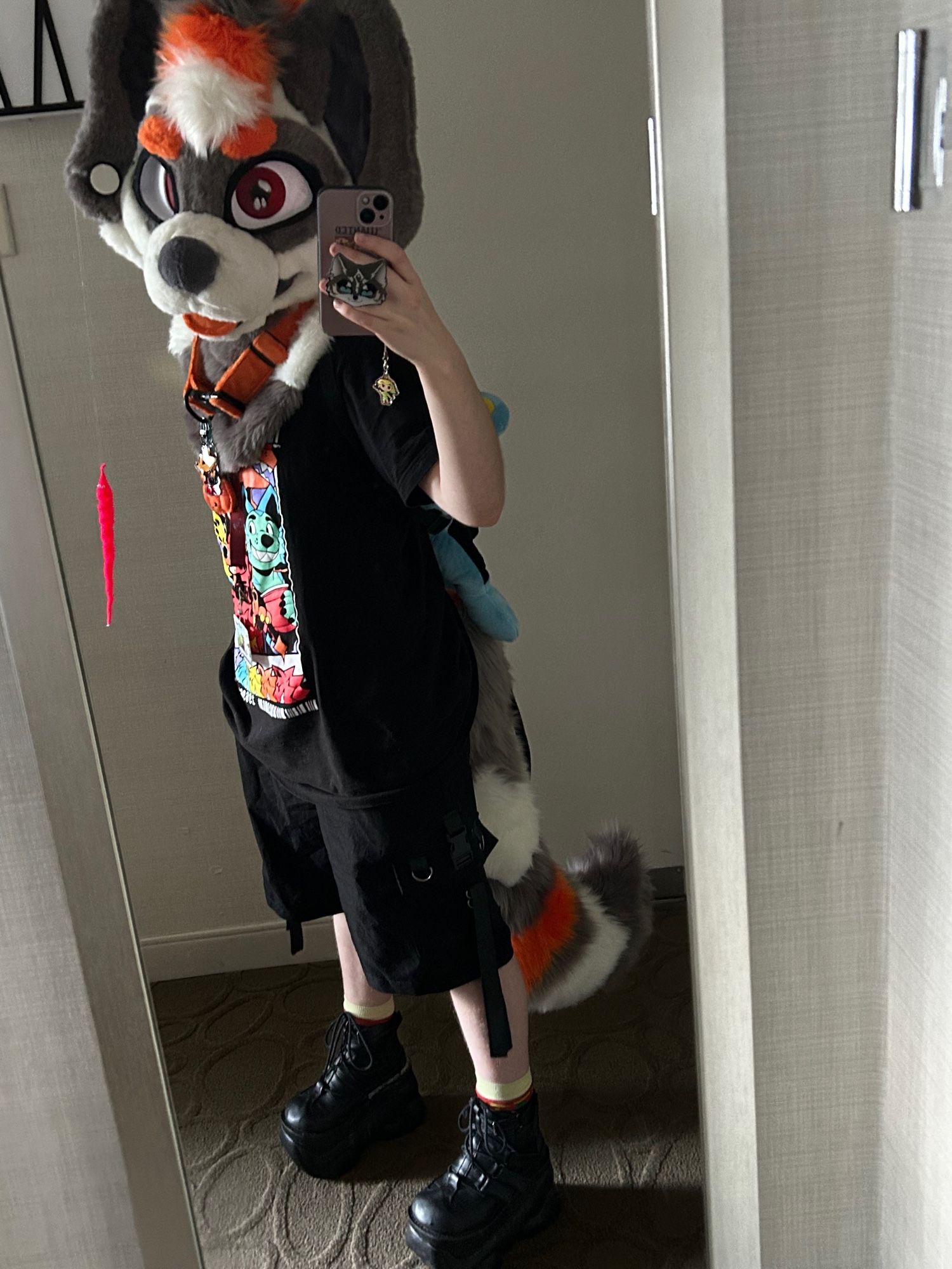 Awesome mirror pic in my fursuit