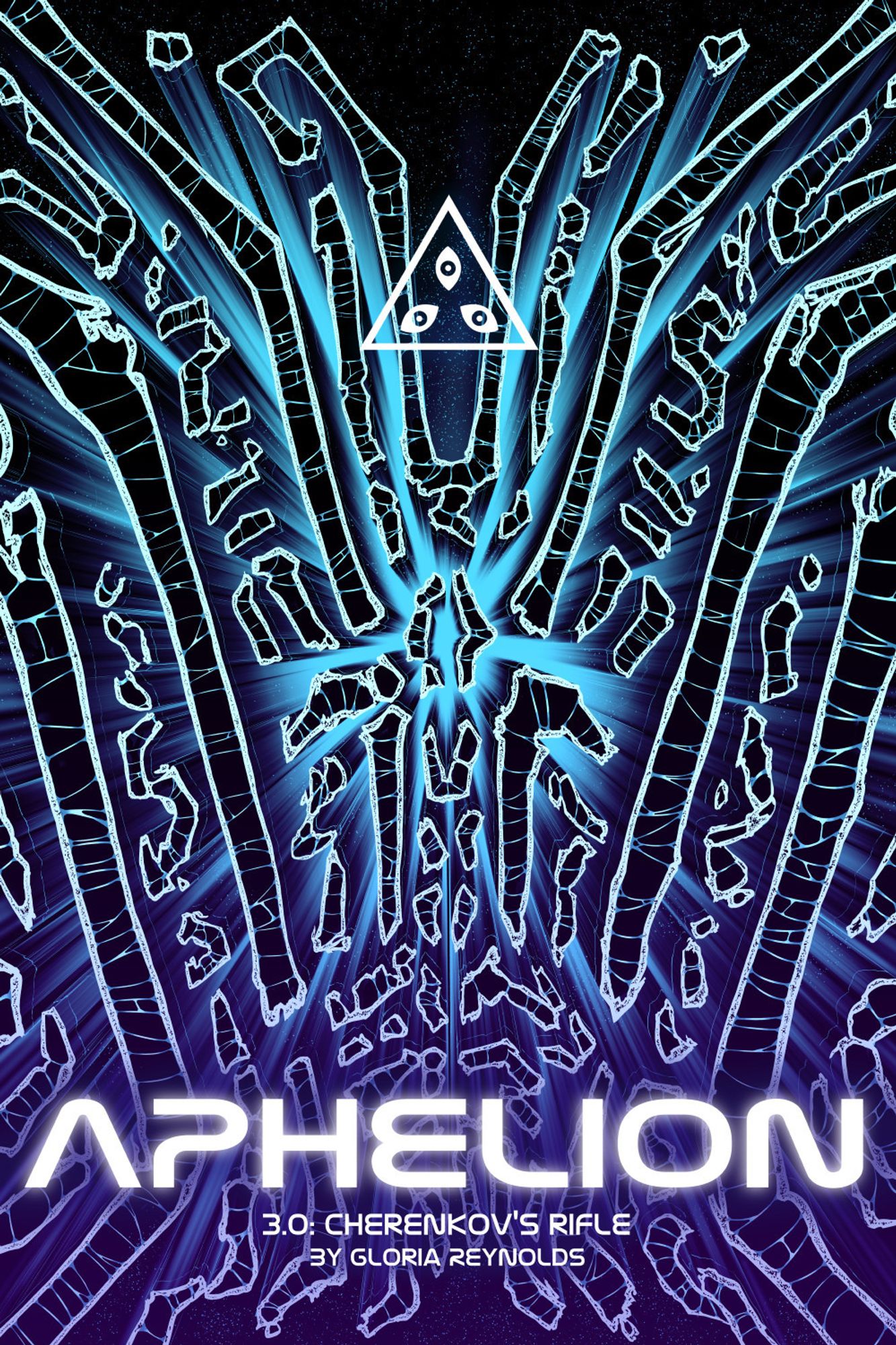 Aphelion 3.0 cover with a cthonic alien being