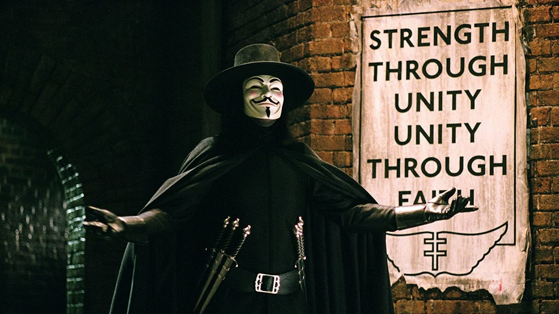 Screencap from the movie V for Vendetta (2005)