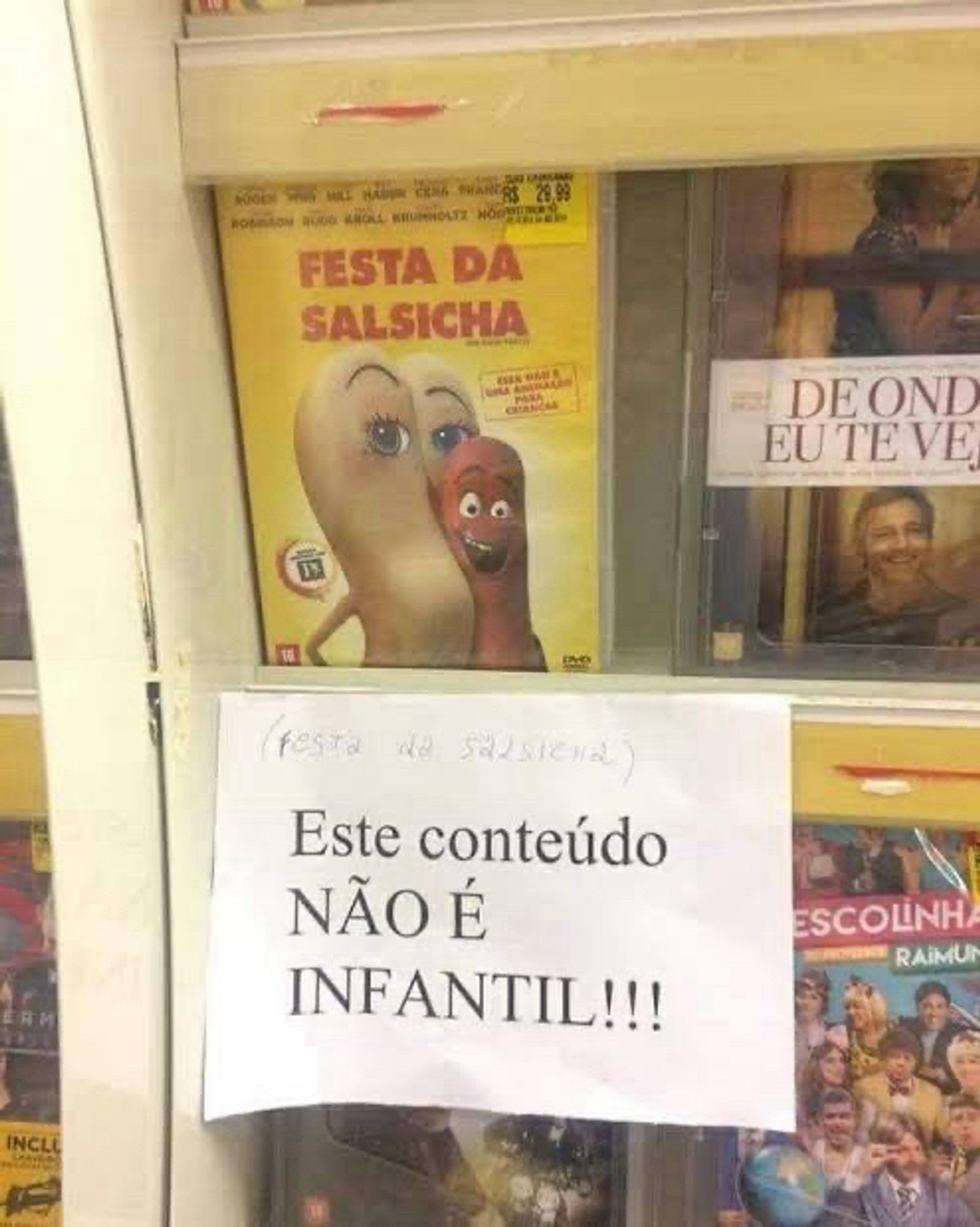 Este conteúdo não é infantil