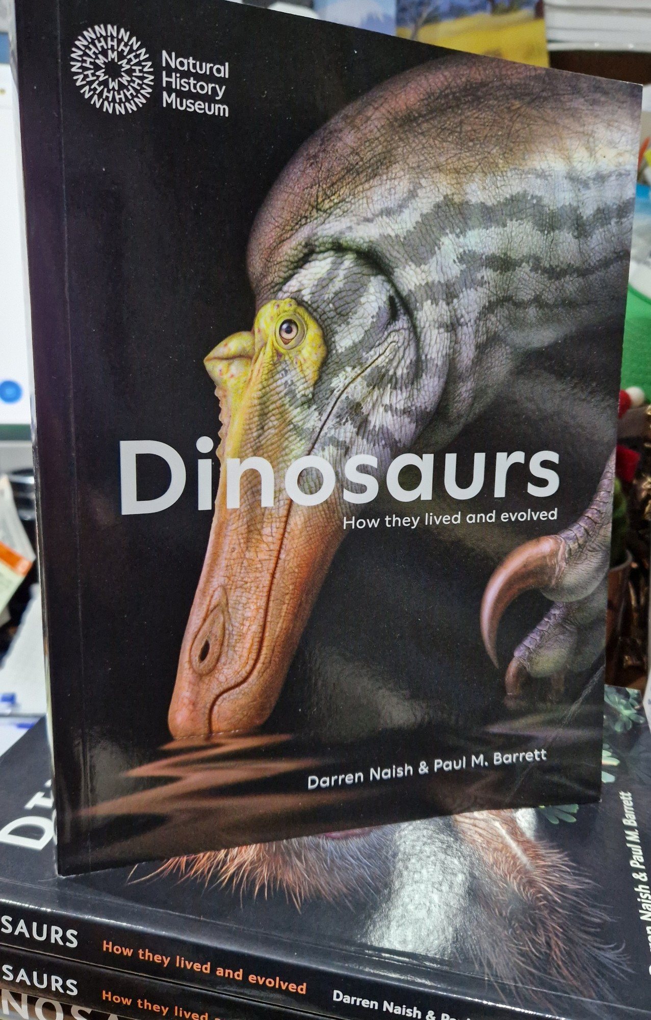 Cover of 3rd ed of DHTLE, showing Ceratosuchops by Bob Nicholls