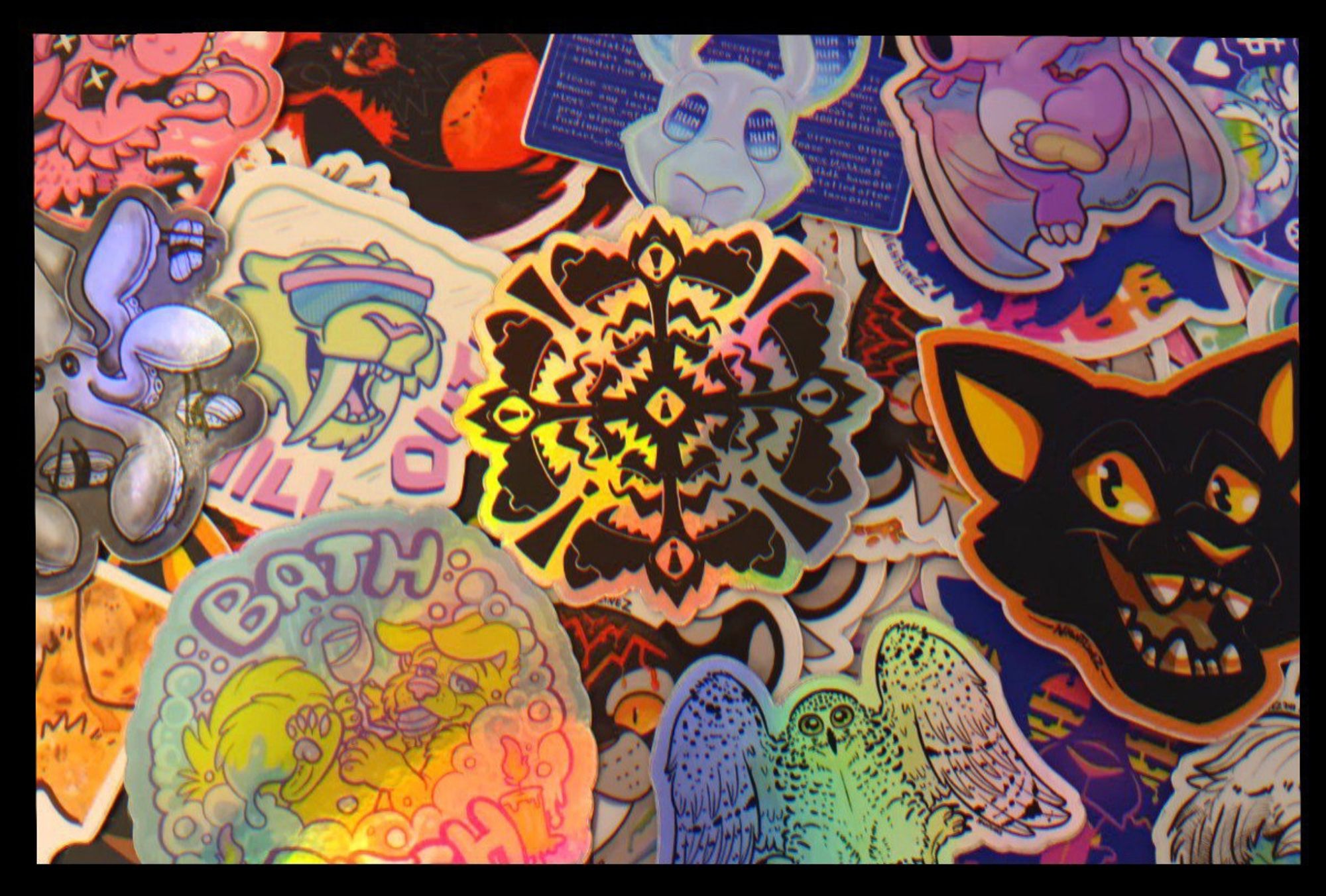 Various vinyl stickers