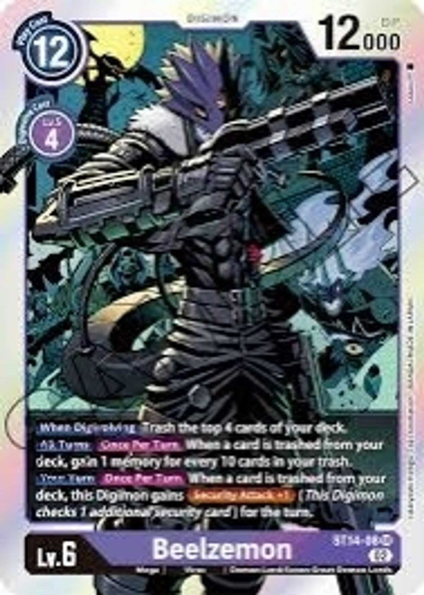 Beelzemon do Digimon TCG