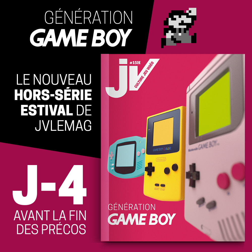 "Génération Game Boy, le nouveau hors-série estival de JVlemag. J-4 avant la fin des précos"