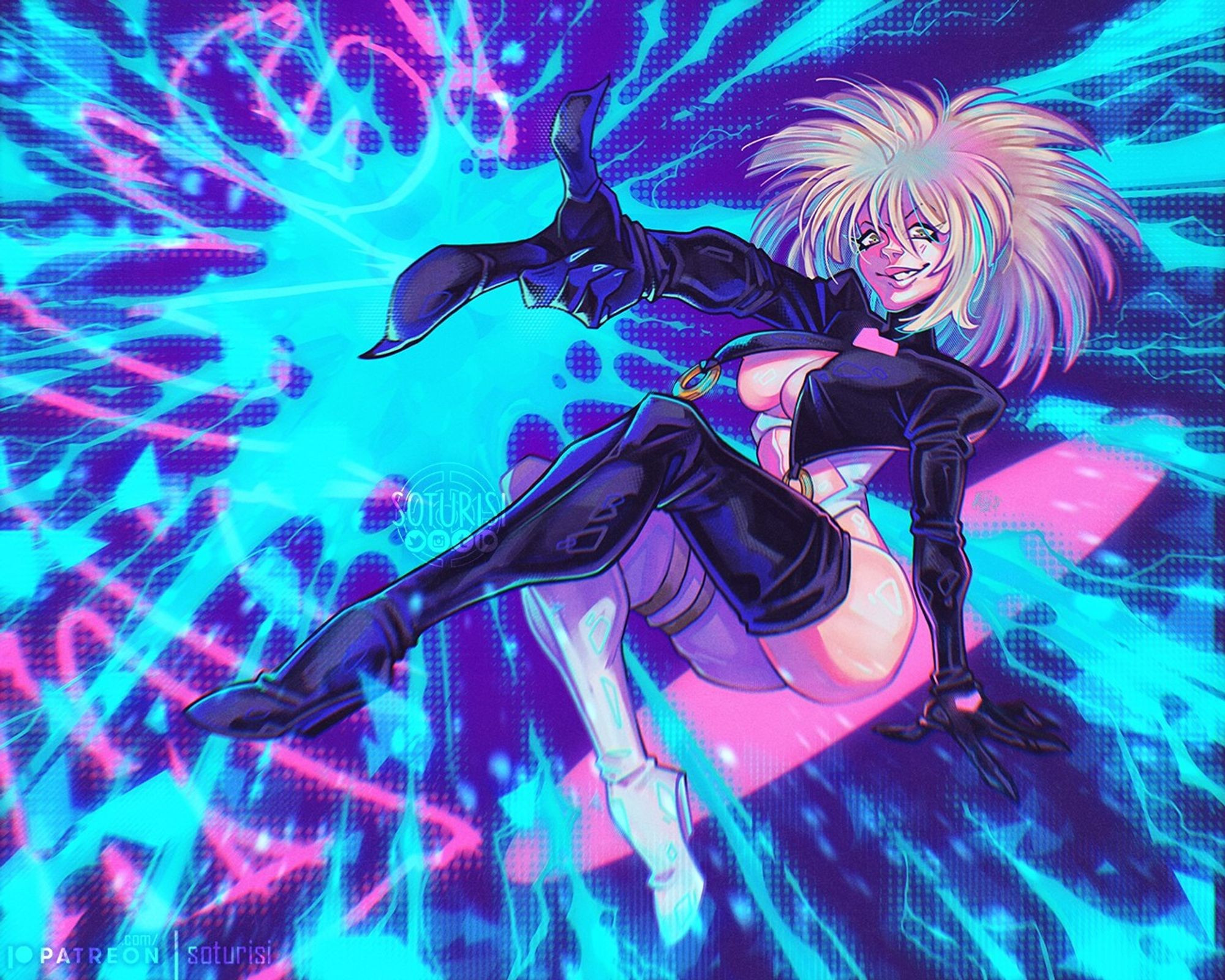 80's anime girl