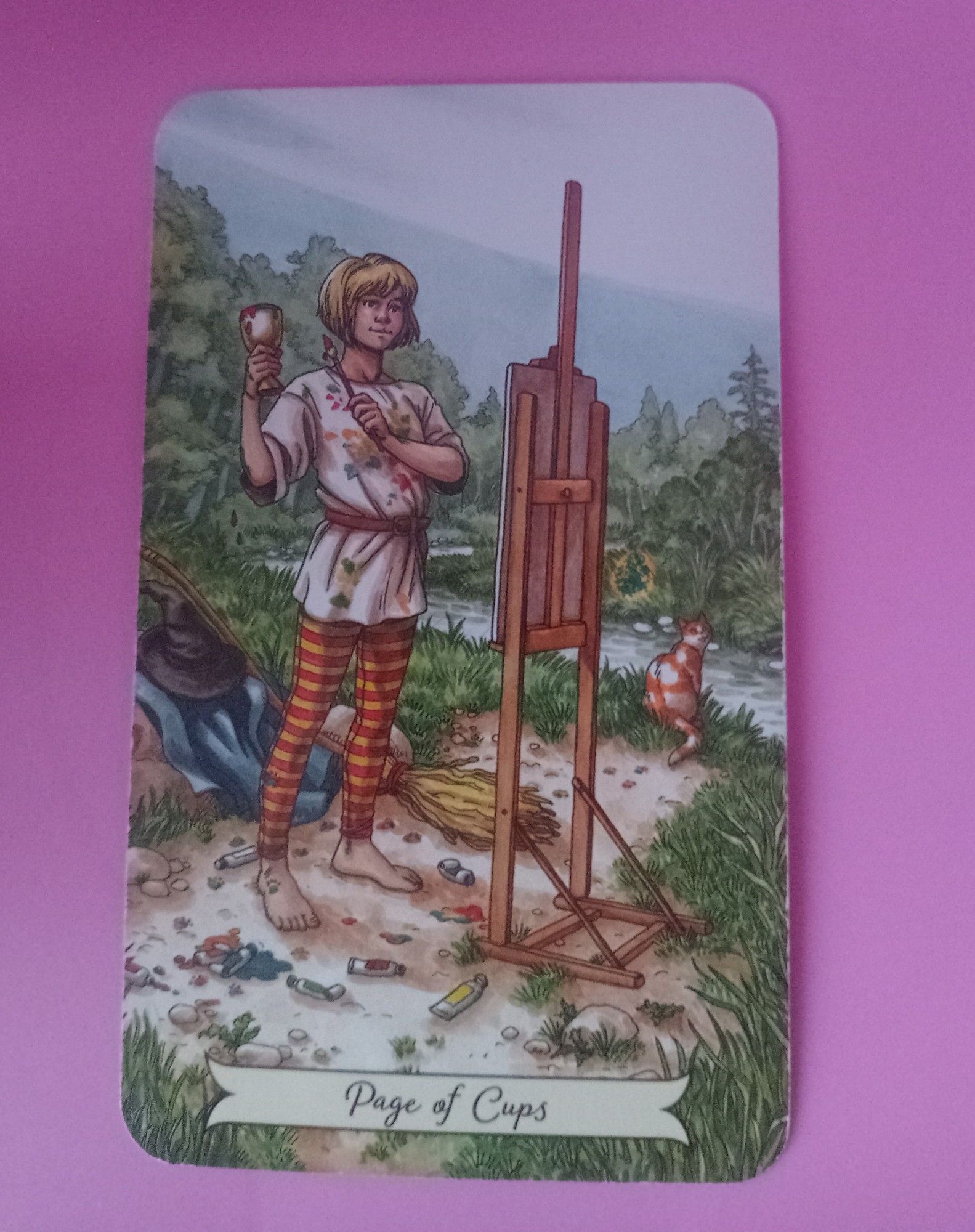 Tarot card Page of Cups