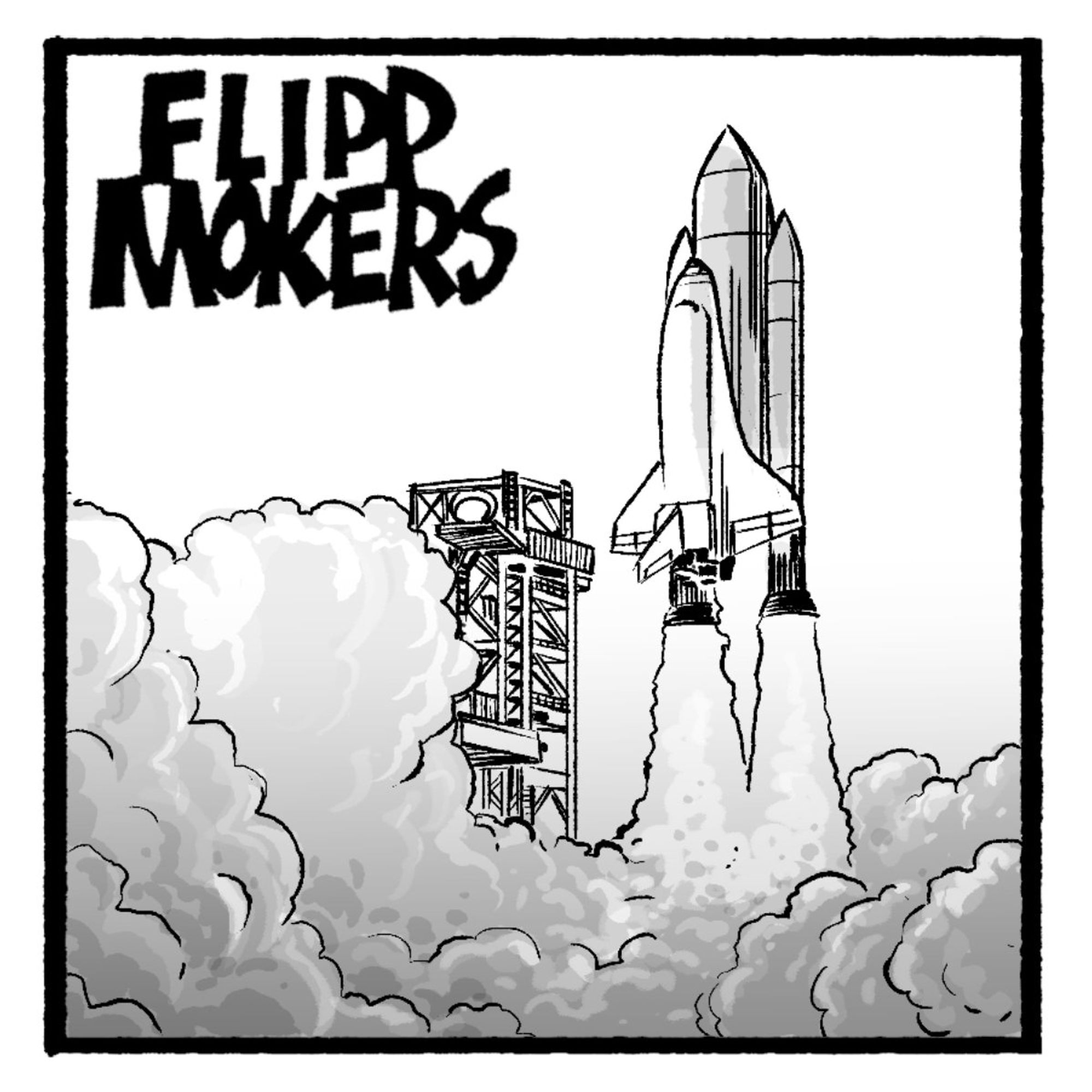 Flipp Mokers: um ônibus espacial decola..