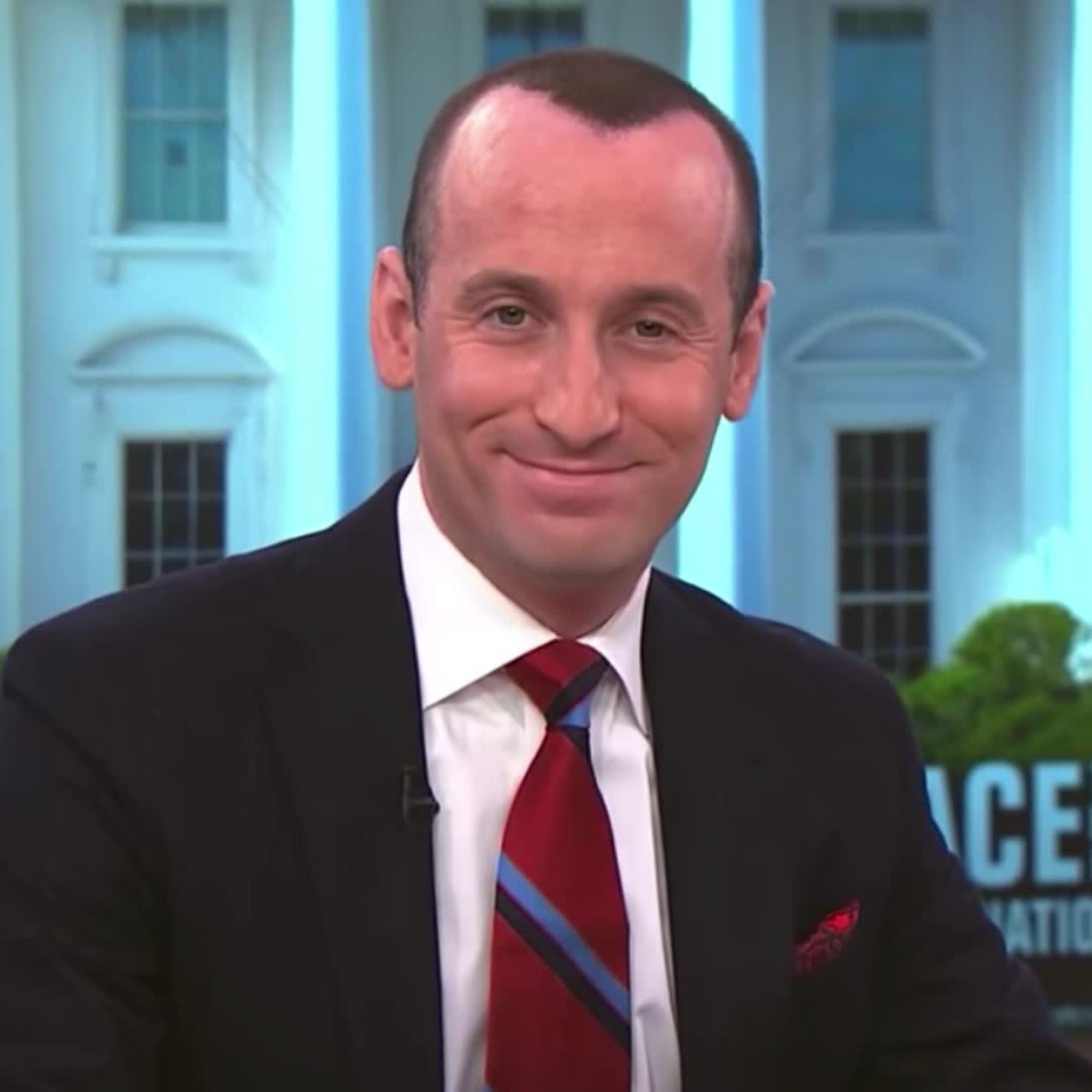 Stephen Miller - fake hair model