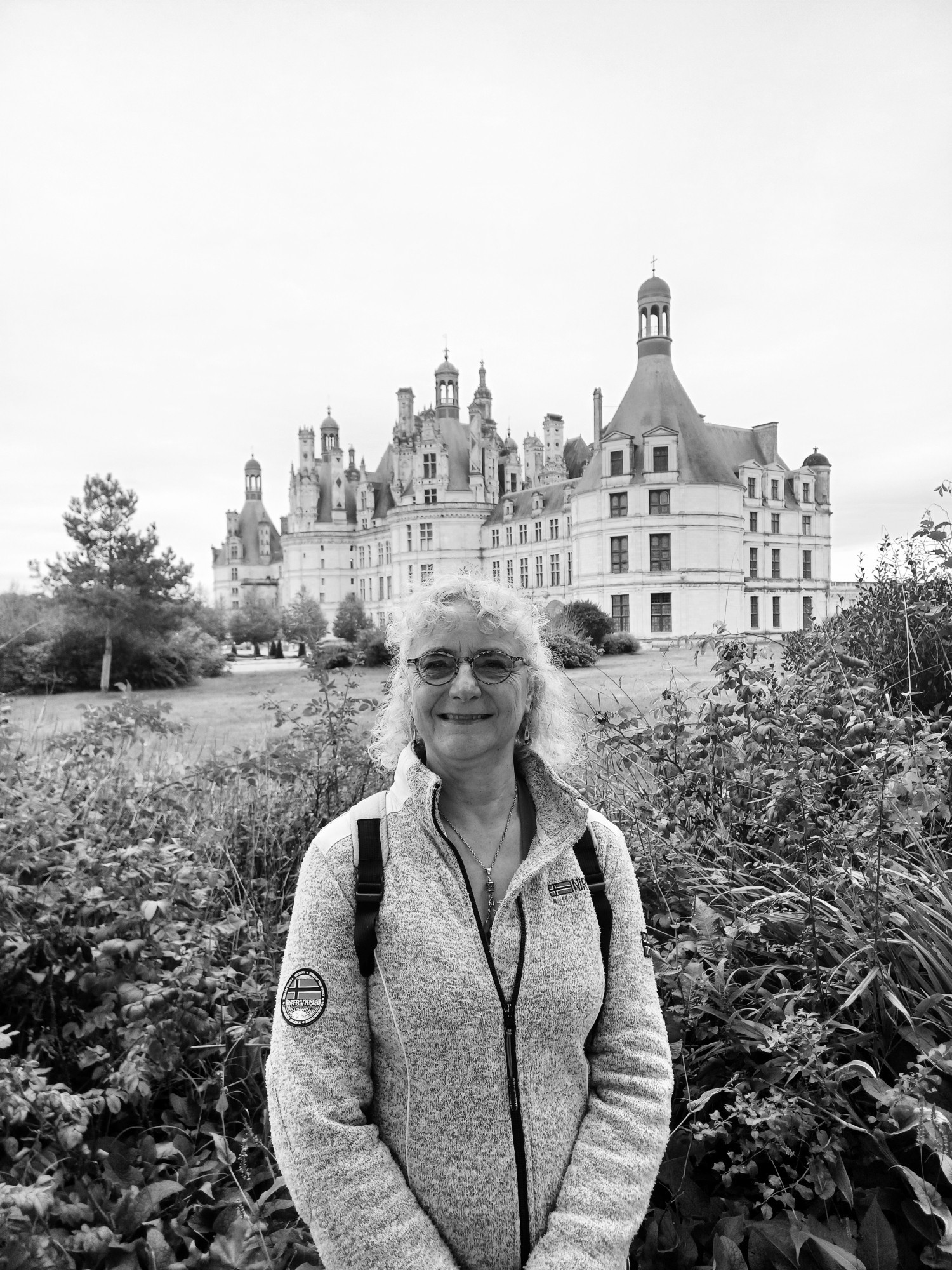 Moi devant le château de Chambord