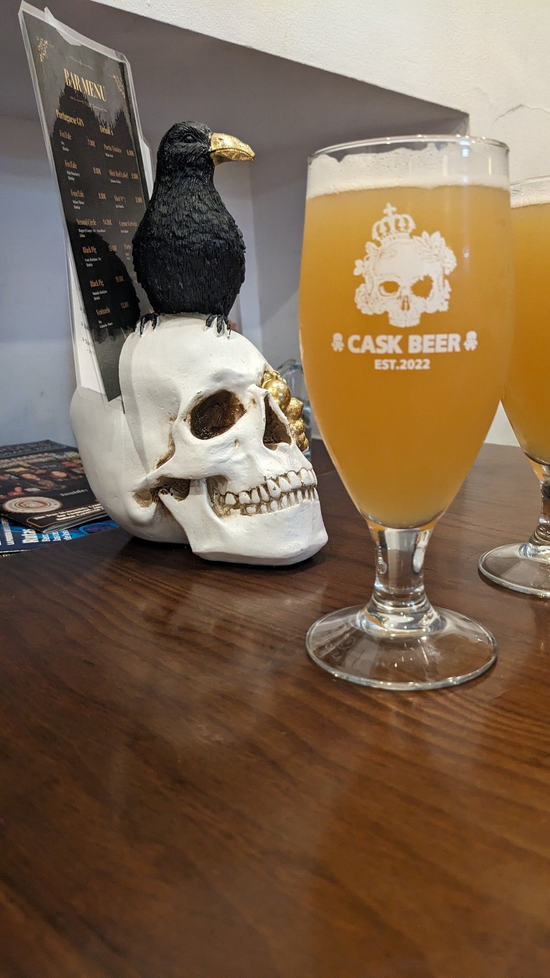 Beer and Skull