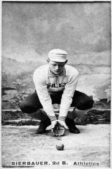 photo of baseball player lou bierbauer