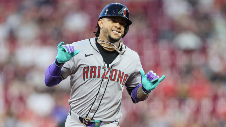 photo of ketel marte playing for the arizona diamondbacks