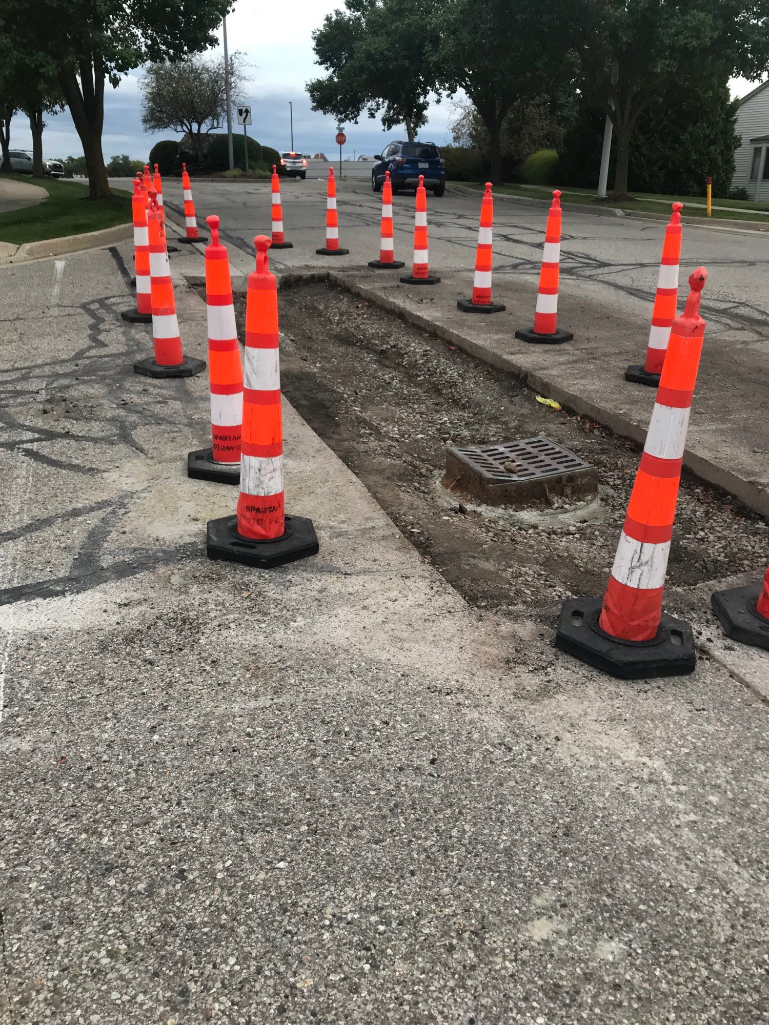 City street awaiting concrete pour... someday