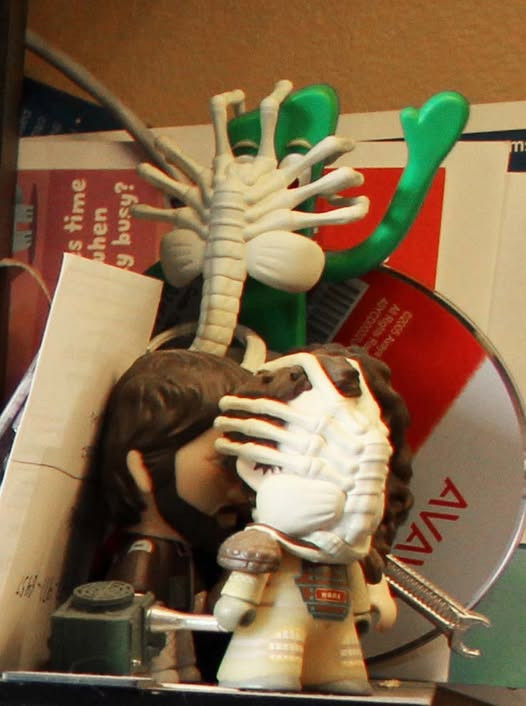 Old Alien collection of my hubby's. 