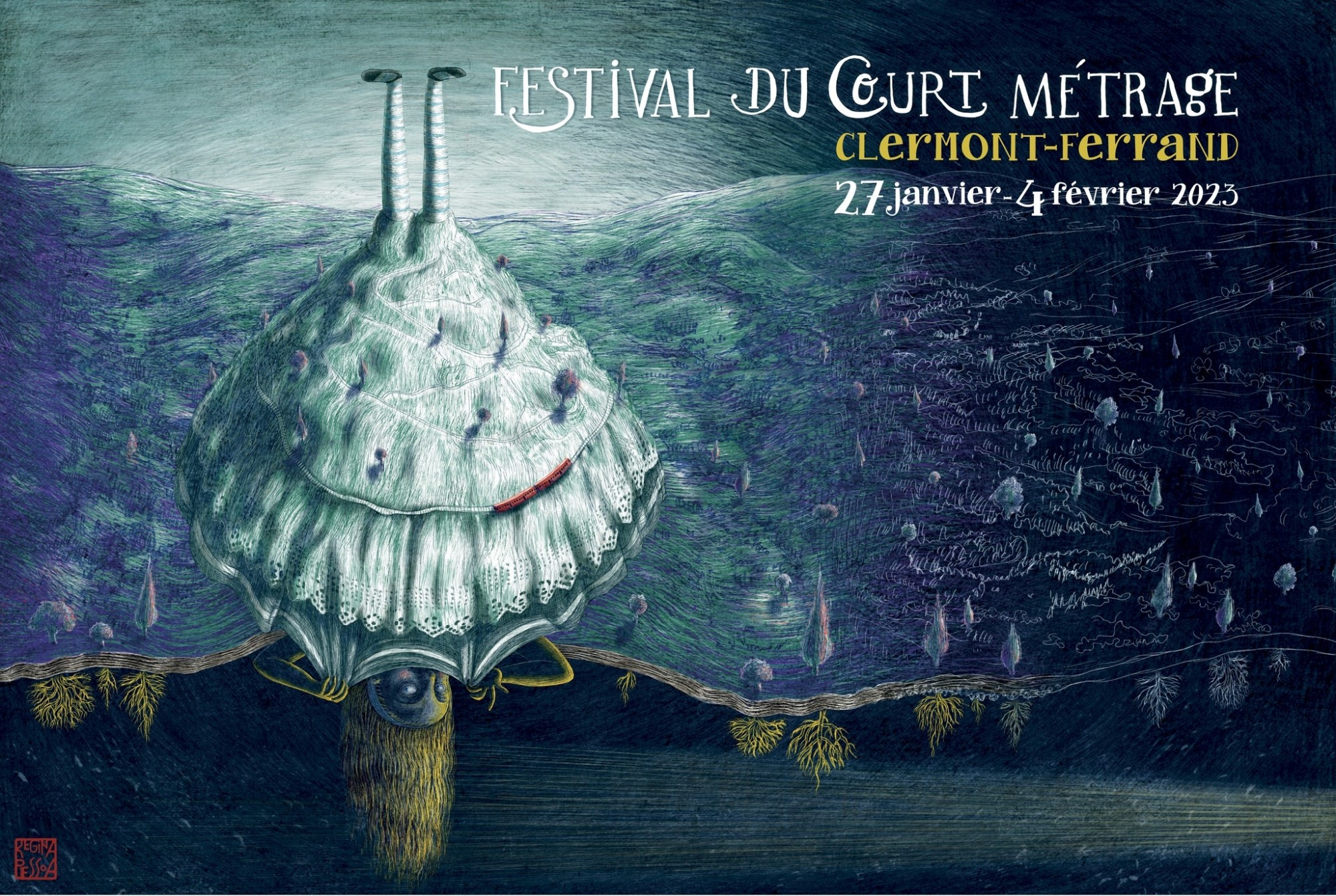 Affiche du Festival de Clermont Ferrand 2023