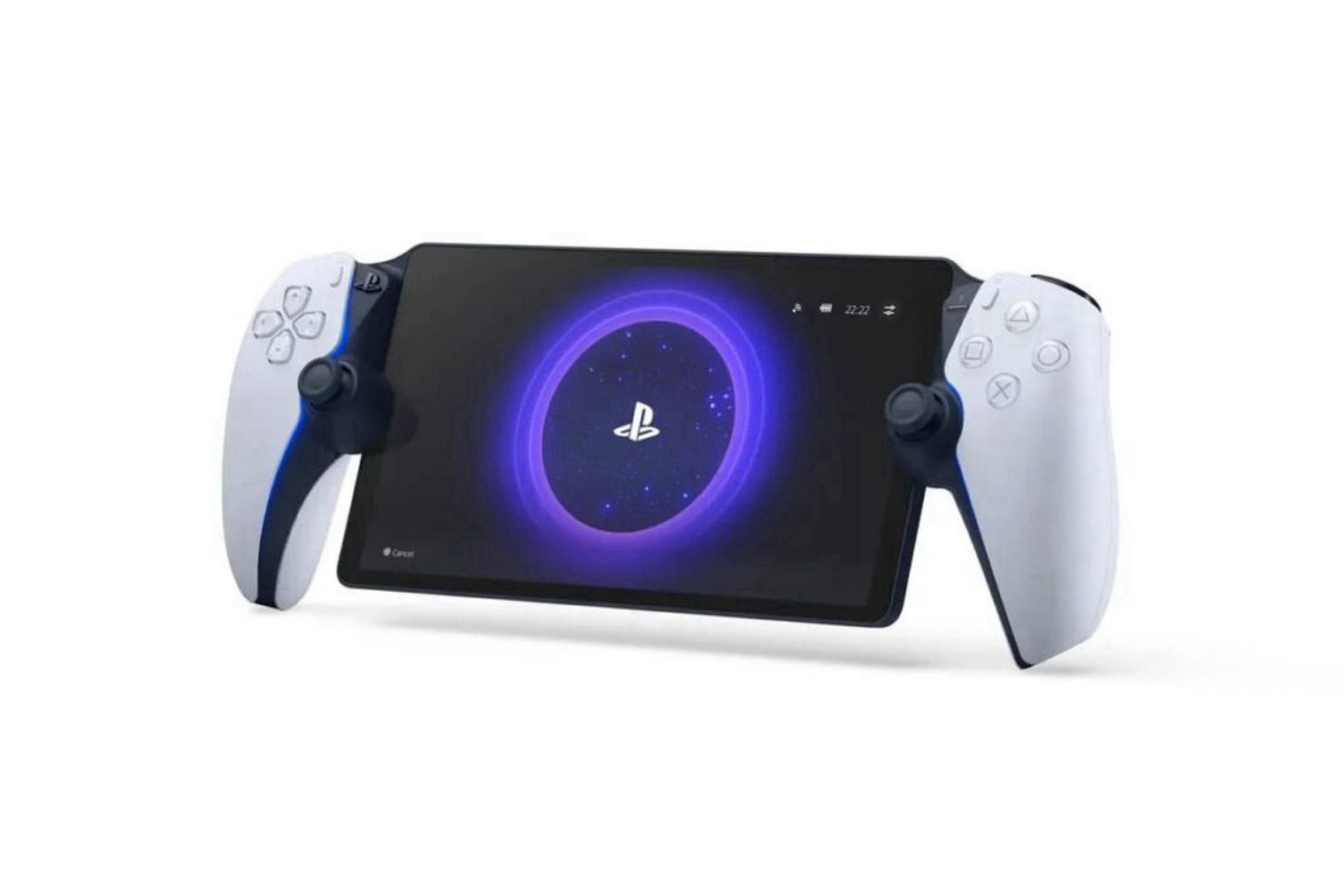 Photo of the new PlayStation Portal remote play device.