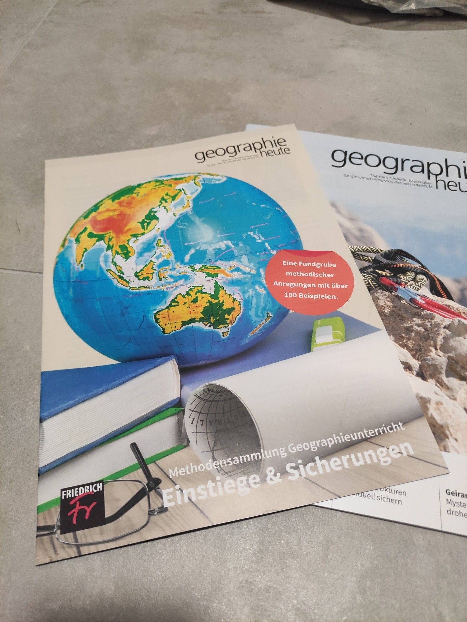 Materialbeilage der aktuellen Ausgabe der Geographie Heute zum Thema "Sicherungen"