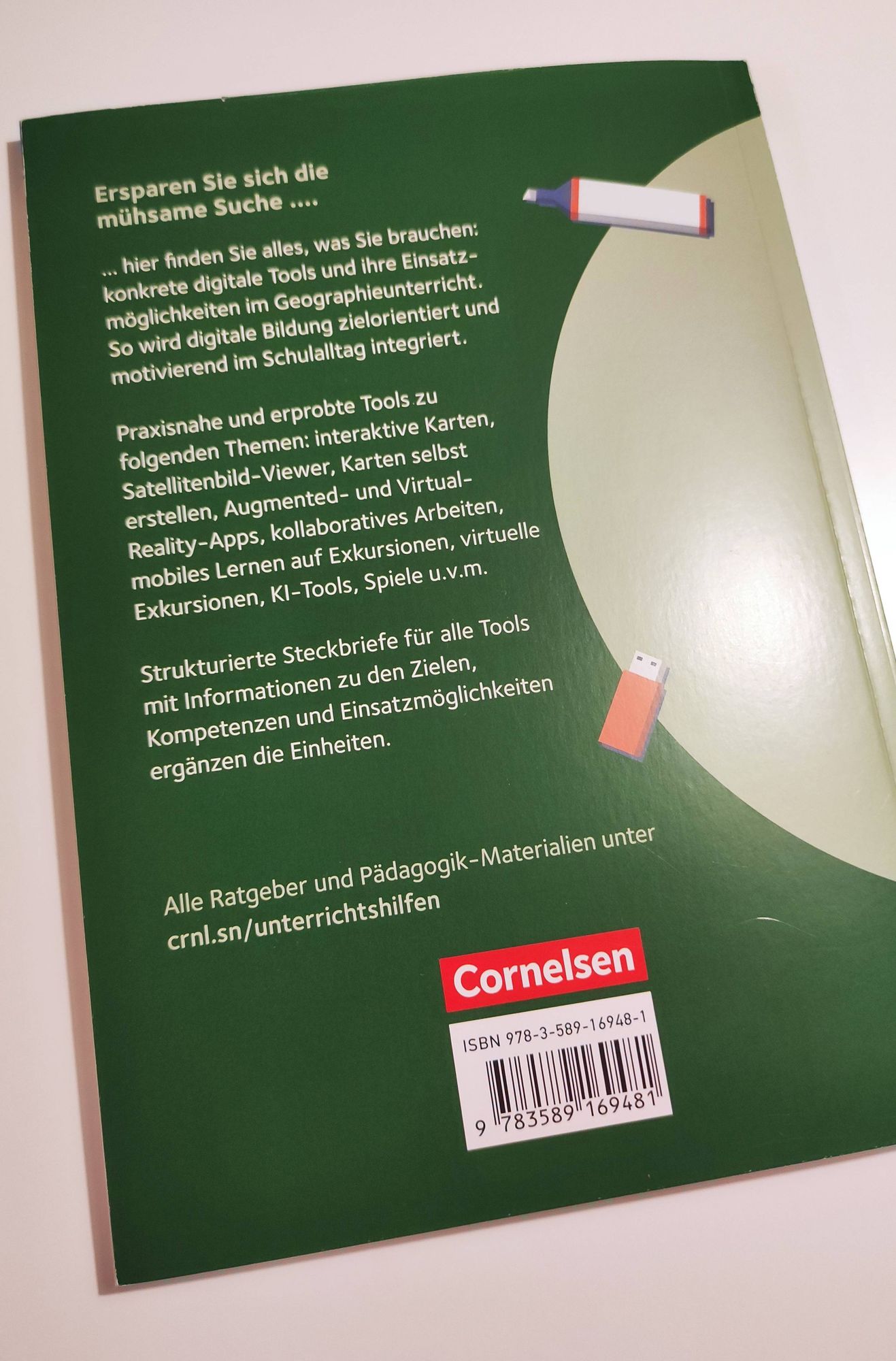 Rückseite des Buches.