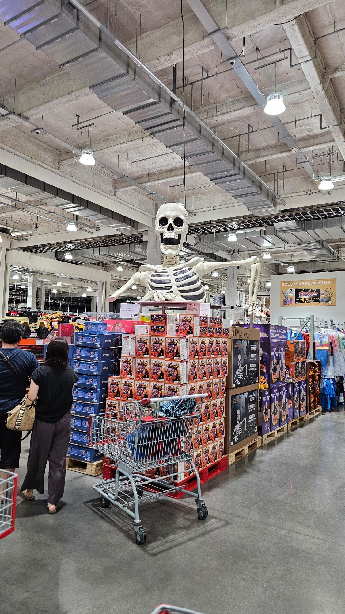 Giant Skeleton for outdoor use, now on sale at Costco