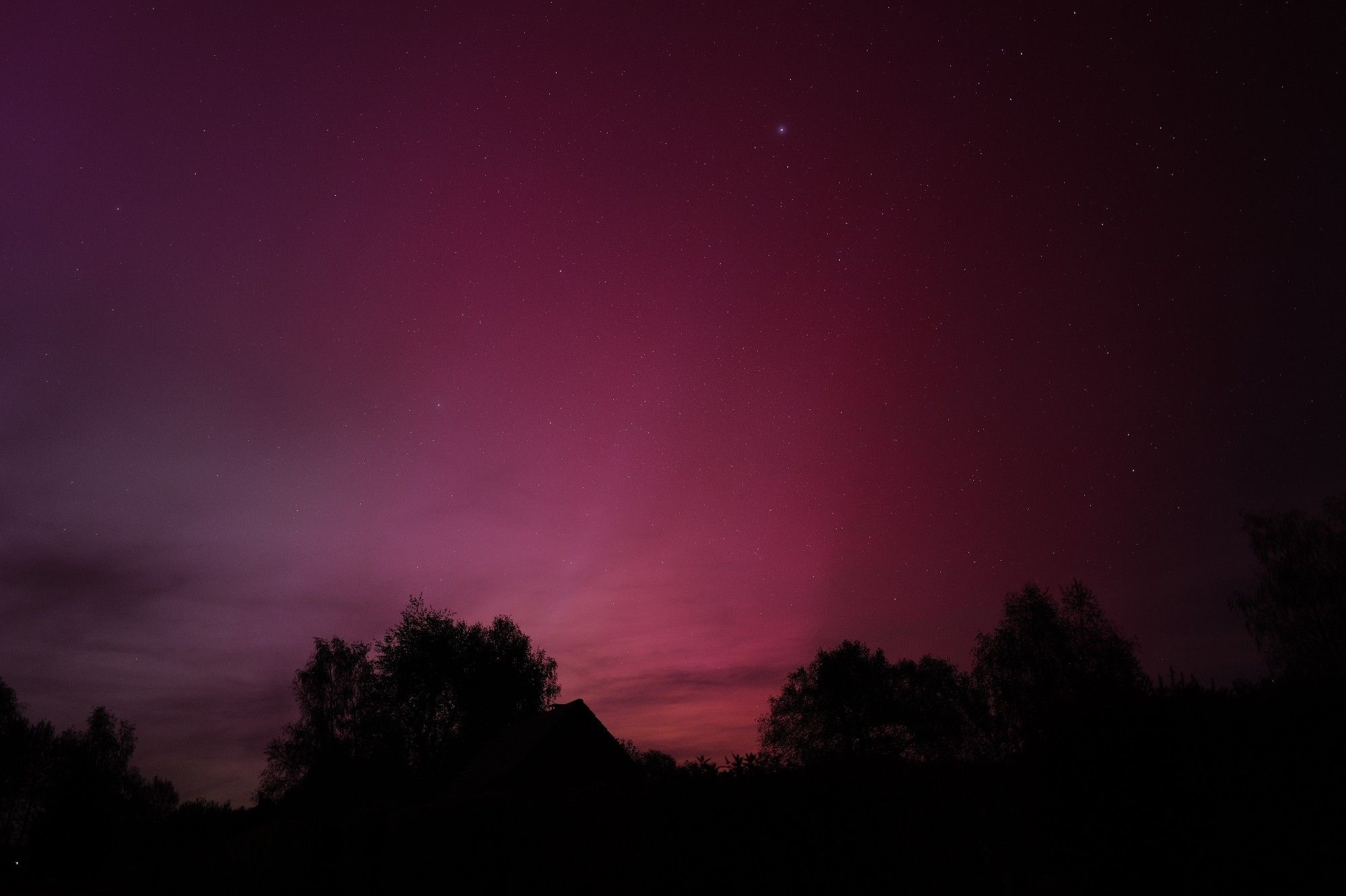 Photo d'une aurore boréale