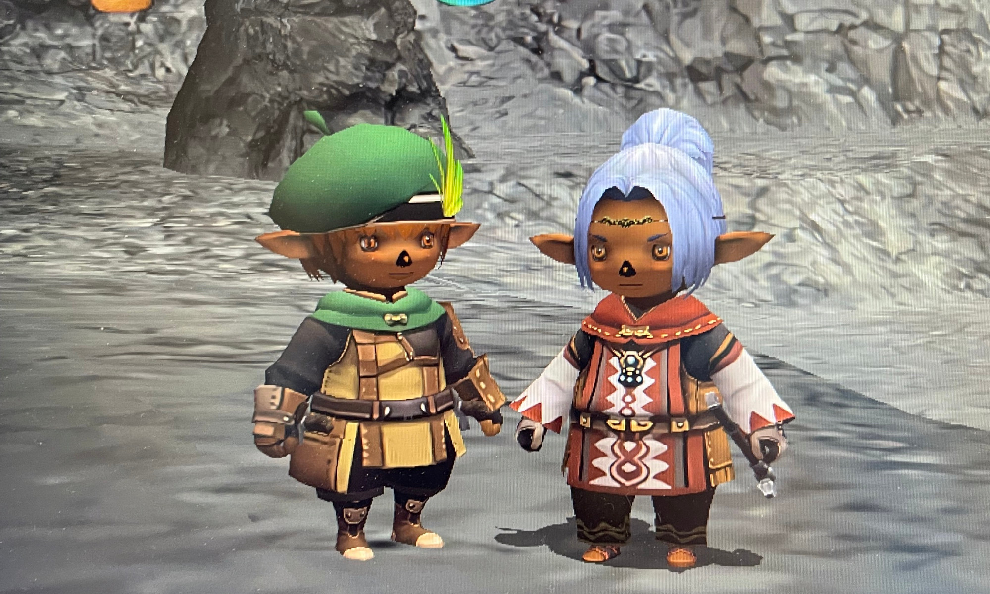 My son on the left. 