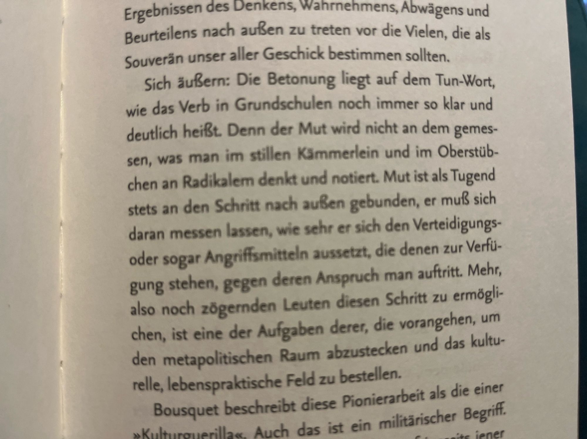 Sich äußern: die Betonung liegt auf dem Tunwort