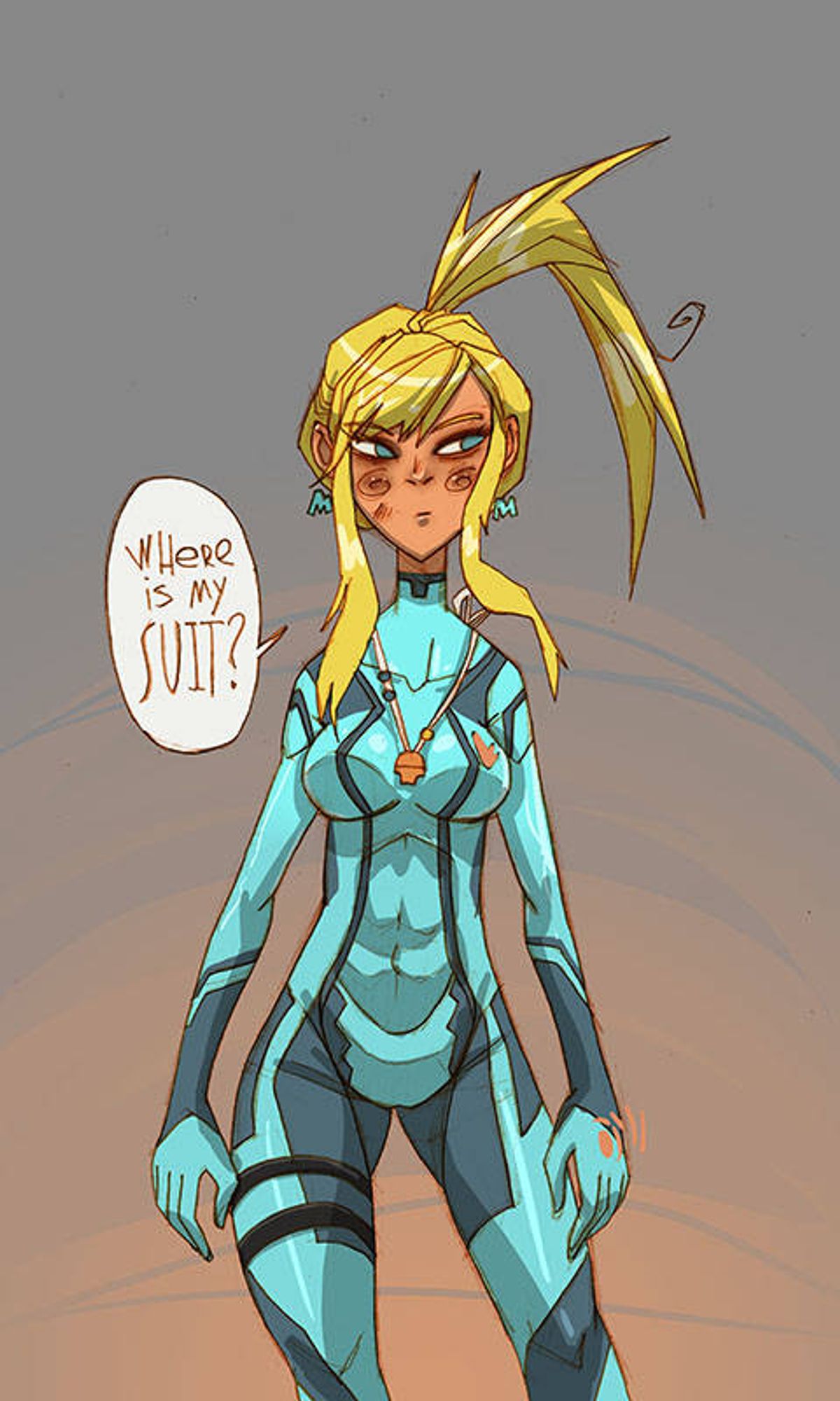 Samus Metroid fanart