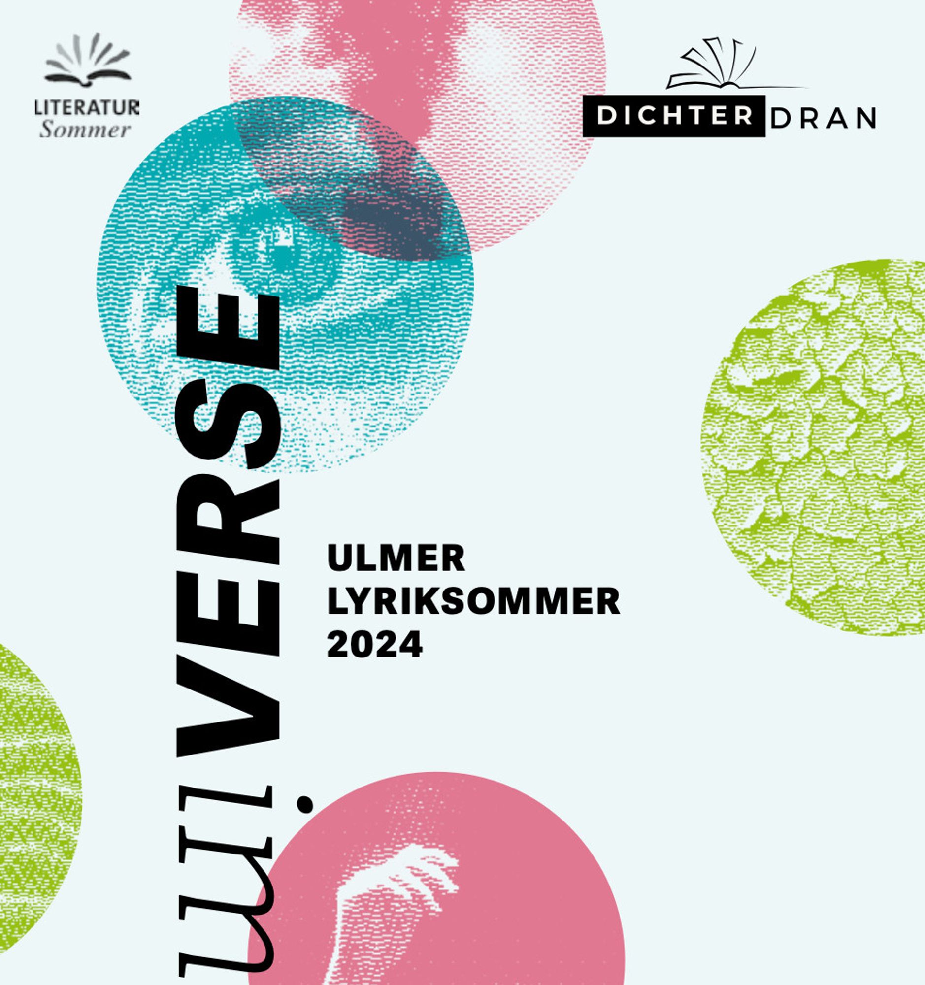 Auszüge aus dem Programm des Ulmer Lyriksommers. Mit dabei sind unter anderem Nancy Hünger, Martin Piekar, Christine Langer, Elisabeth Ziemowski und Fee Katrin Kanzler.