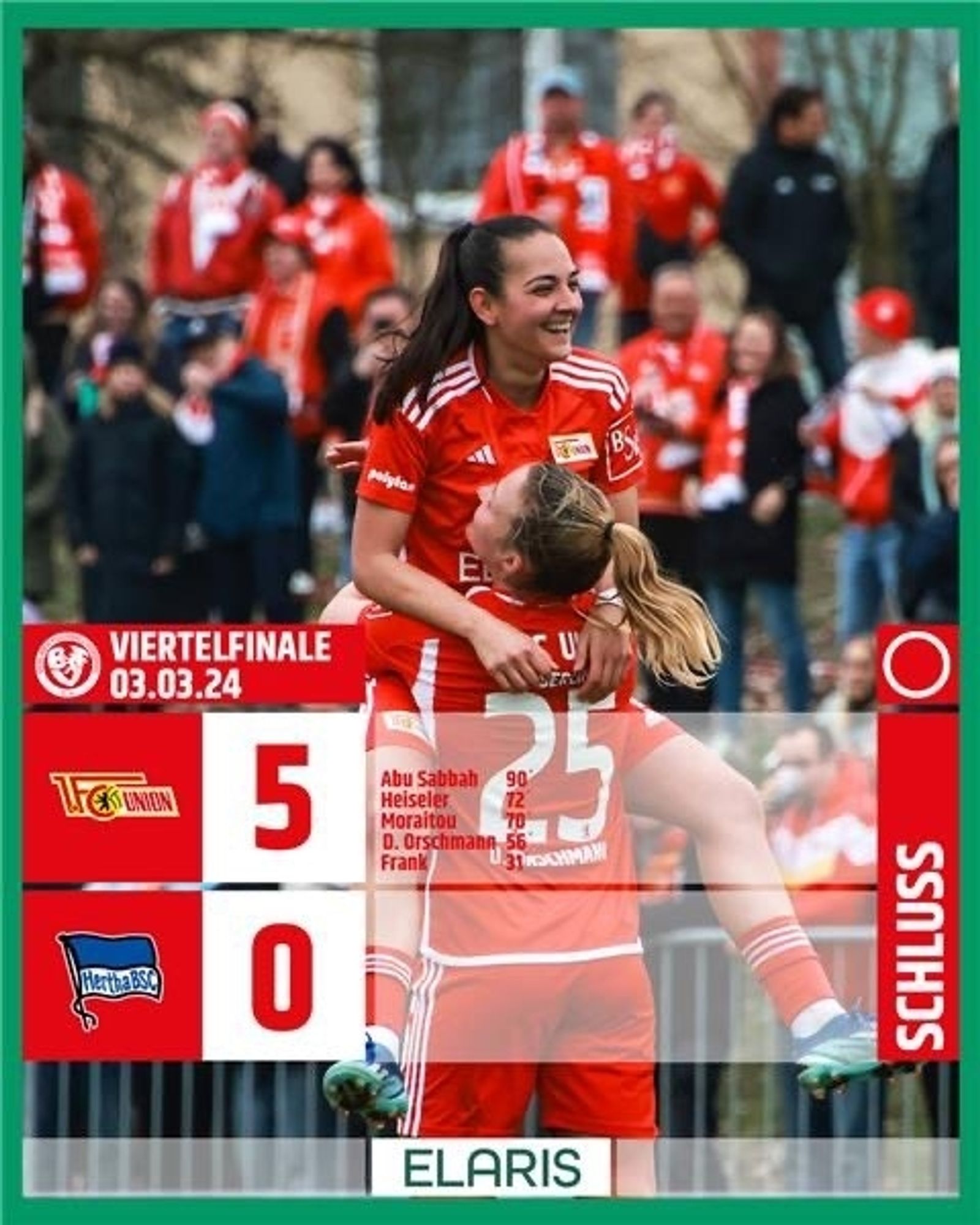 Eiserne Ladies gegen Hertha