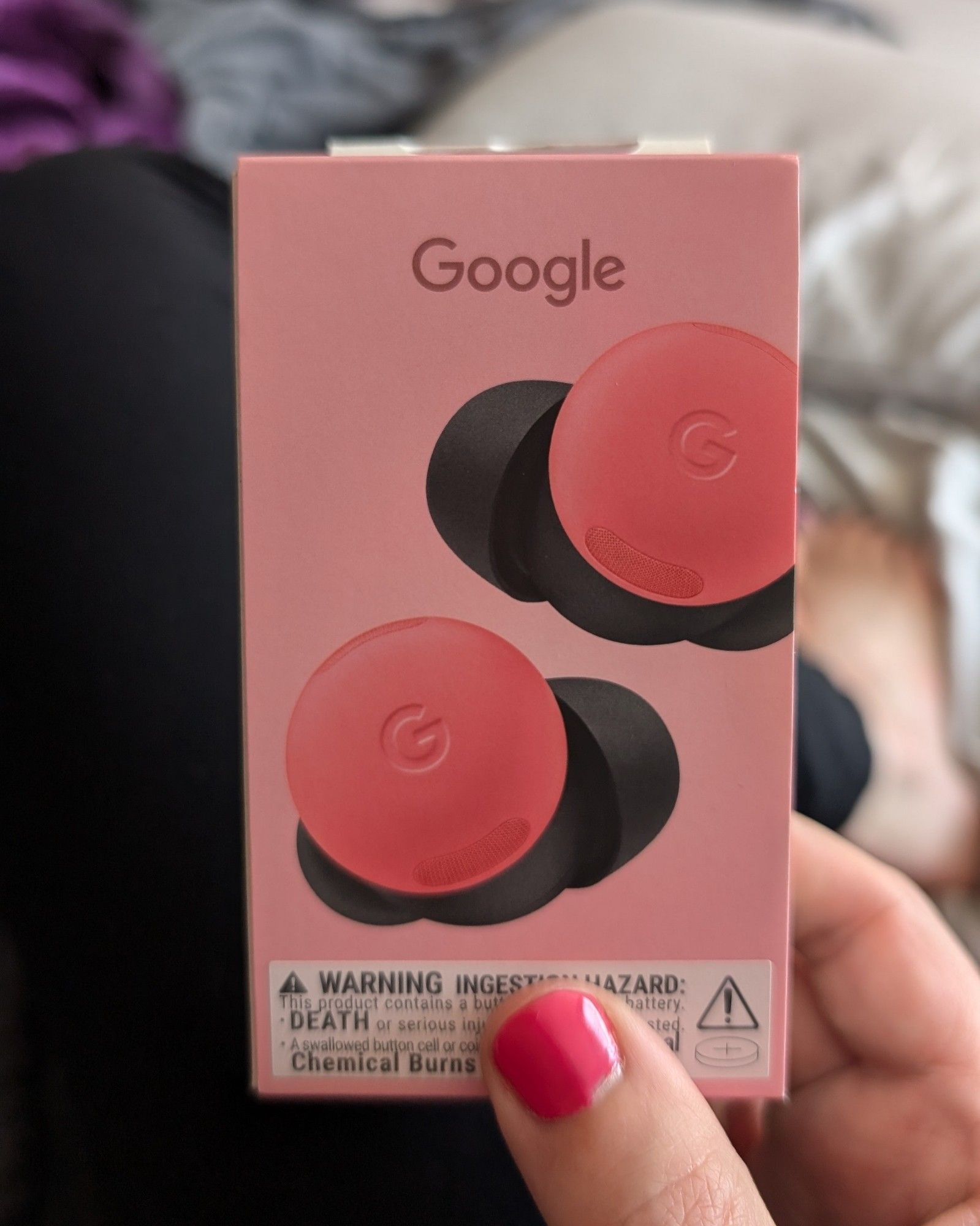 Google Pixel Buds Pro 2 in Peony pink