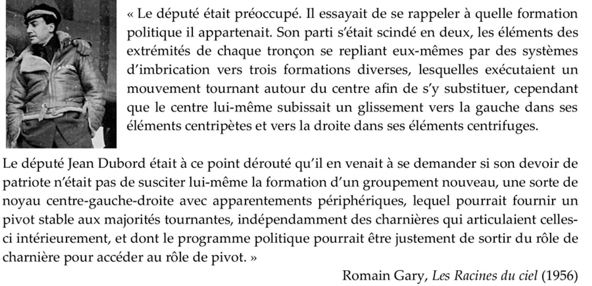 Extrait des Racines du ciel.