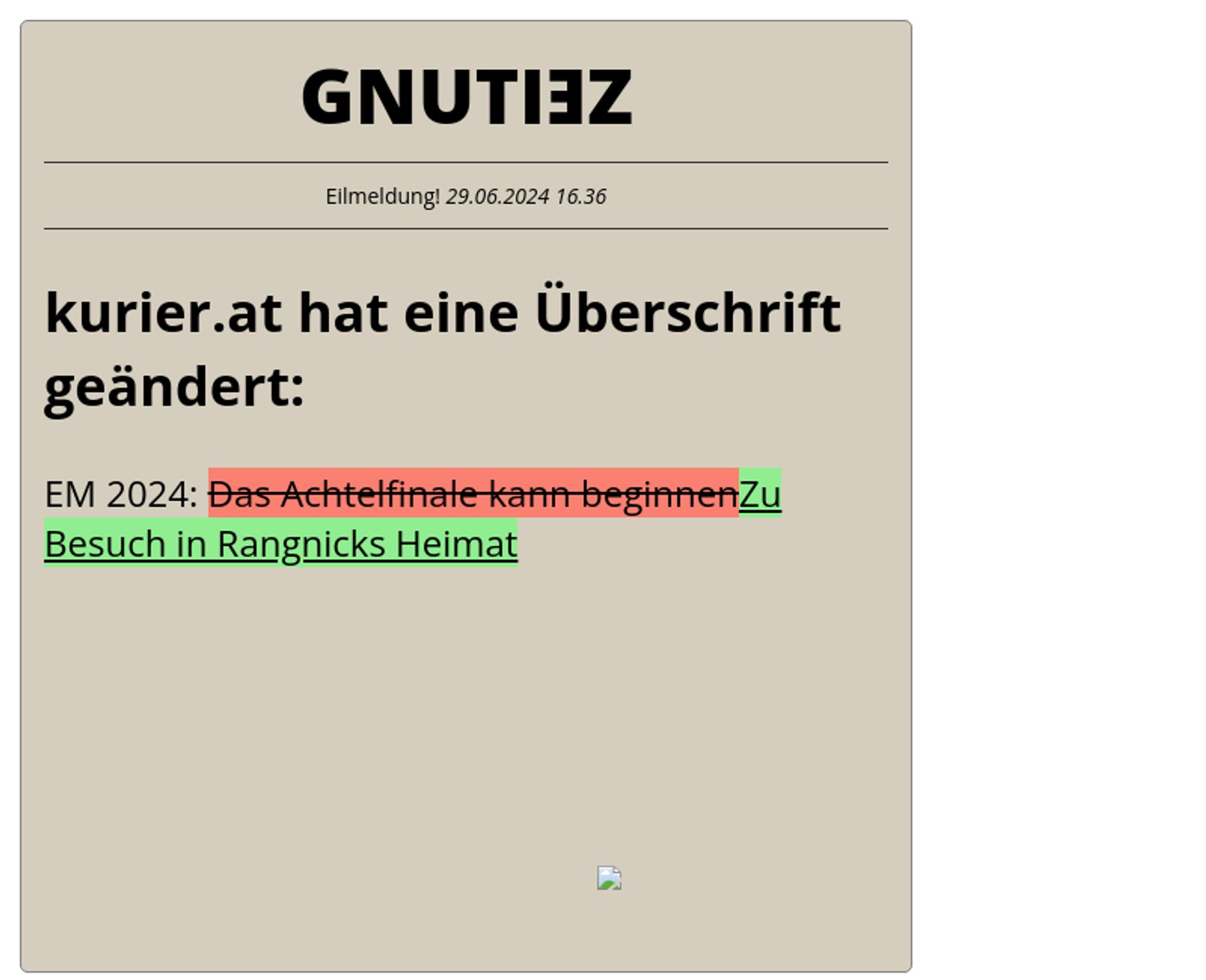 kurier.at hat eine Überschrift geändert. 

Statt

EM 2024: Das Achtelfinale kann beginnen

steht da jetzt 

EM 2024: Zu Besuch in Rangnicks Heimat

https://kurier.at/sport/fussball/euro-2024-fussball-oefb-nationalteam-news-ergebnisse-tribuene/402911588

 Alle Änderungen auf https://gnutiez.de/hldiff/index.html?jump=https://kurier.at/sport/fussball/euro-2024-fussball-oefb-nationalteam-news-ergebnisse-tribuene/402911588