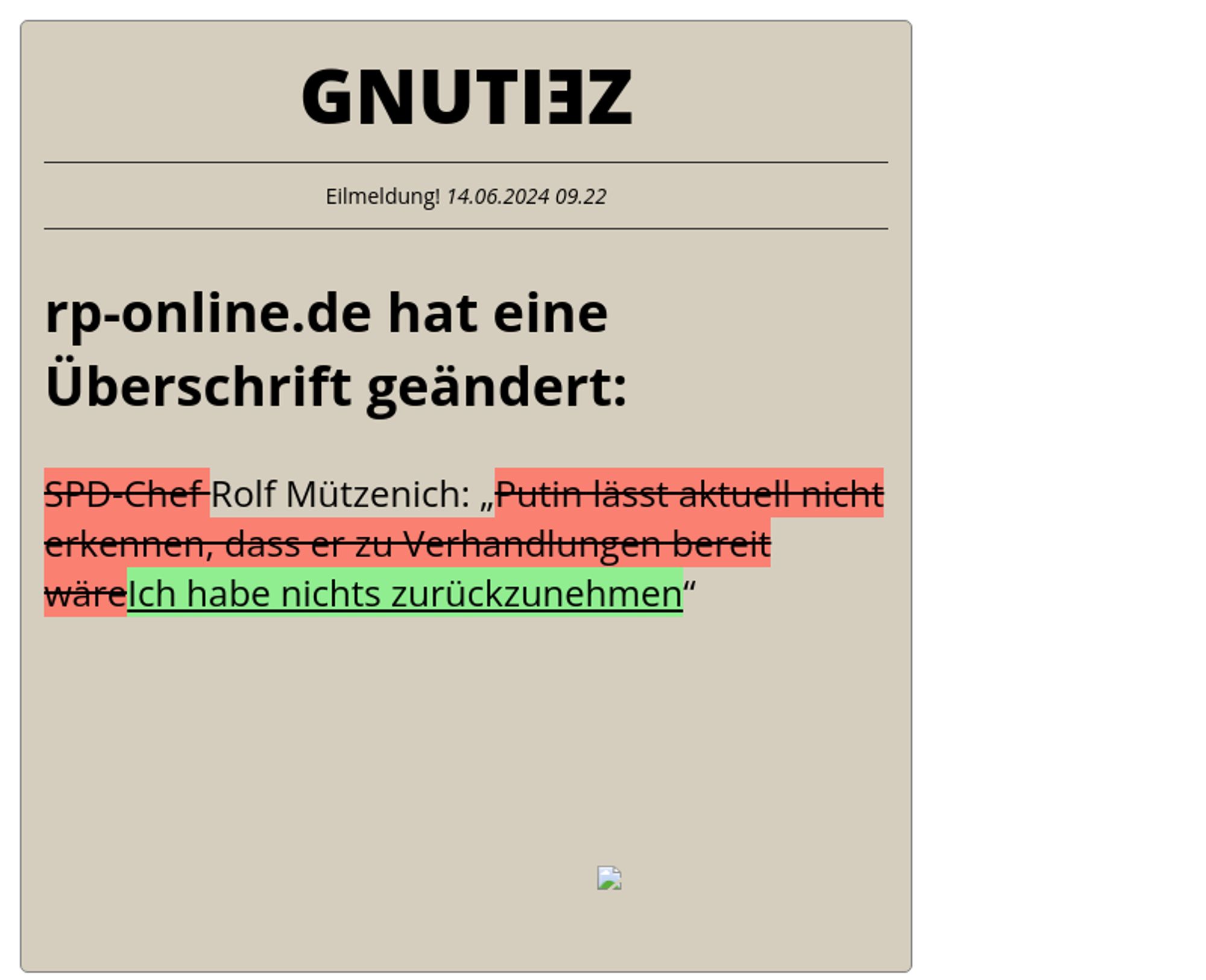 rp-online.de hat eine Überschrift geändert. 

Neuer Text ist jetzt 

Rolf Mützenich: „Ich habe nichts zurückzunehmen“

https://rp-online.de/politik/deutschland/rolf-muetzenich-ueber-#ukraine-hilfen-kanzler-olaf-#scholz-und-die-europawahl_aid-114389599

Alle Änderungen auf https://gnutiez.de/hldiff/index.html?jump=https://rp-online.de/politik/deutschland/rolf-muetzenich-ueber-#ukraine-hilfen-kanzler-olaf-#scholz-und-die-europawahl_aid-114389599