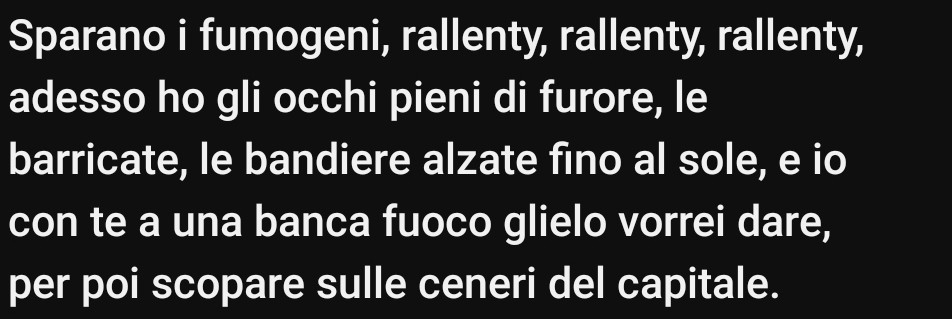 Testo canzone Rallenty 