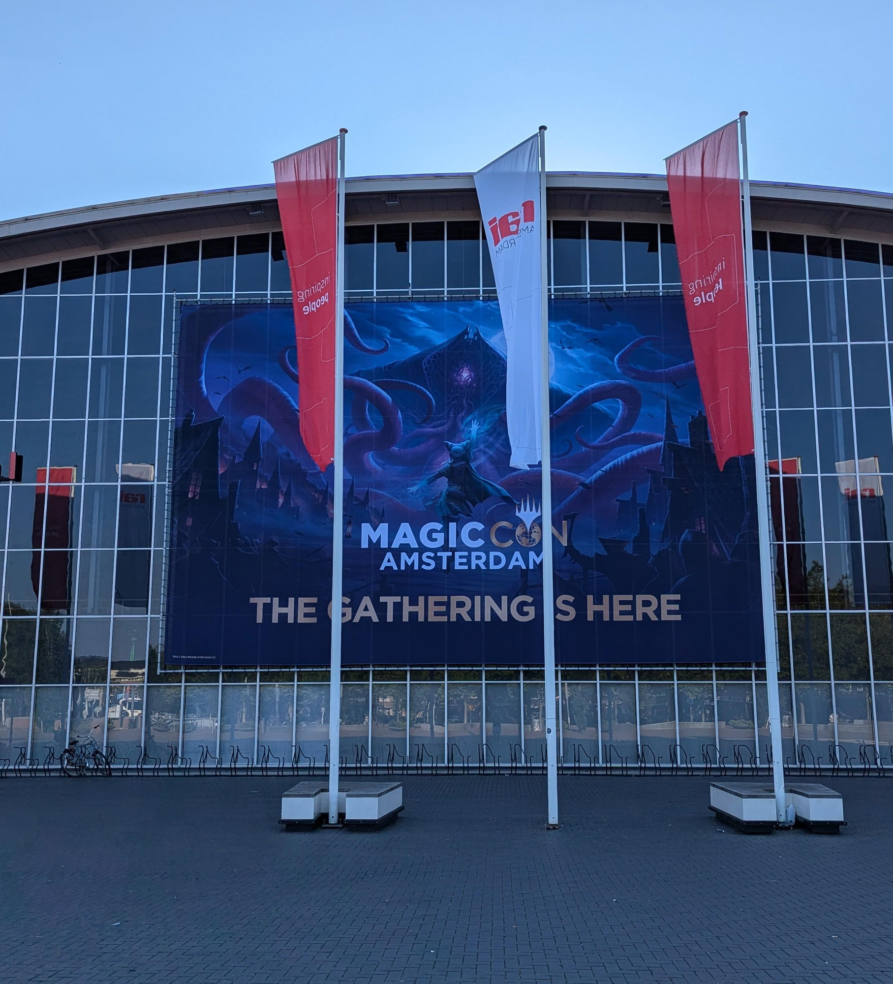 The front entrance to magic Con Amsterdam