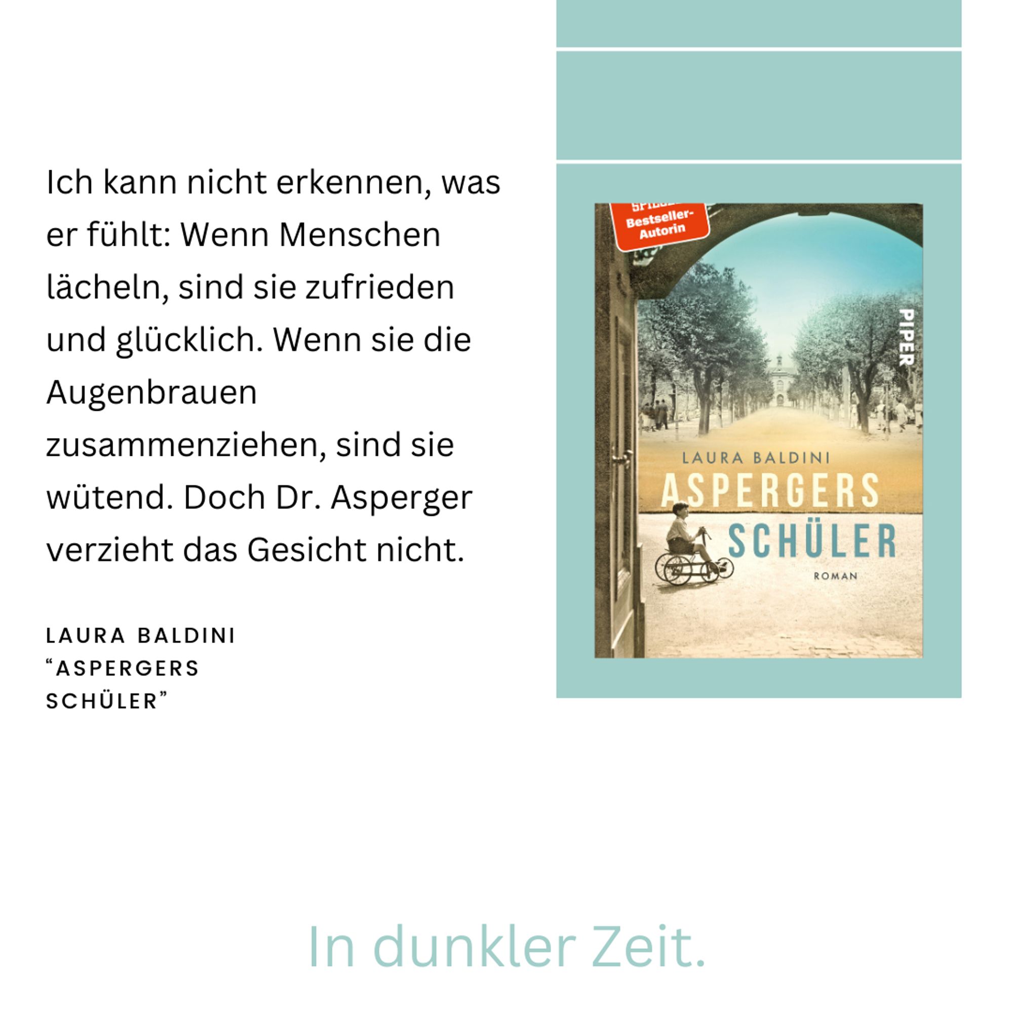 Aspergers Schüler Buchcover Piper Verlag Laura Baldini